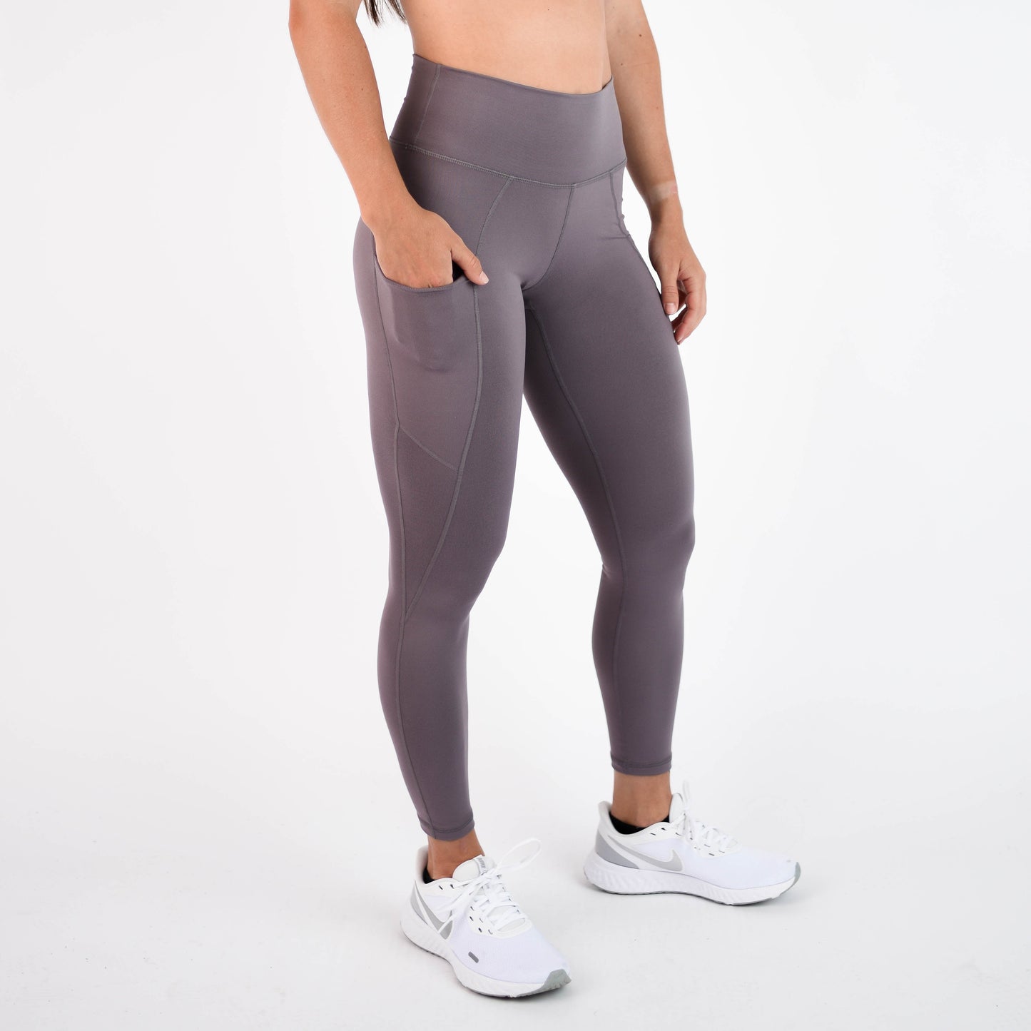 FLEO - Reverie Pocket Leggings 25" - High Rise - Leggings - shark-8