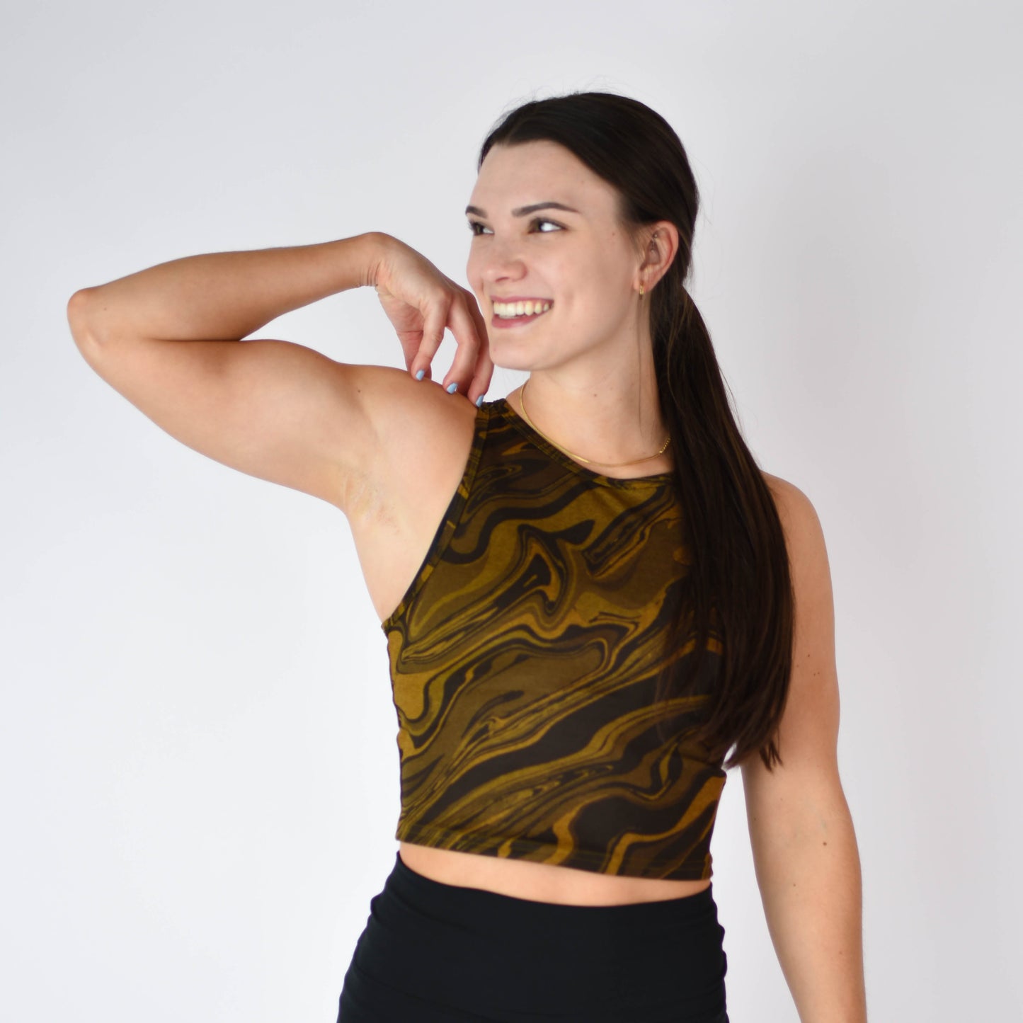 FLEO - Tempo Crop Tank - Fitted - Tank - sholive-1