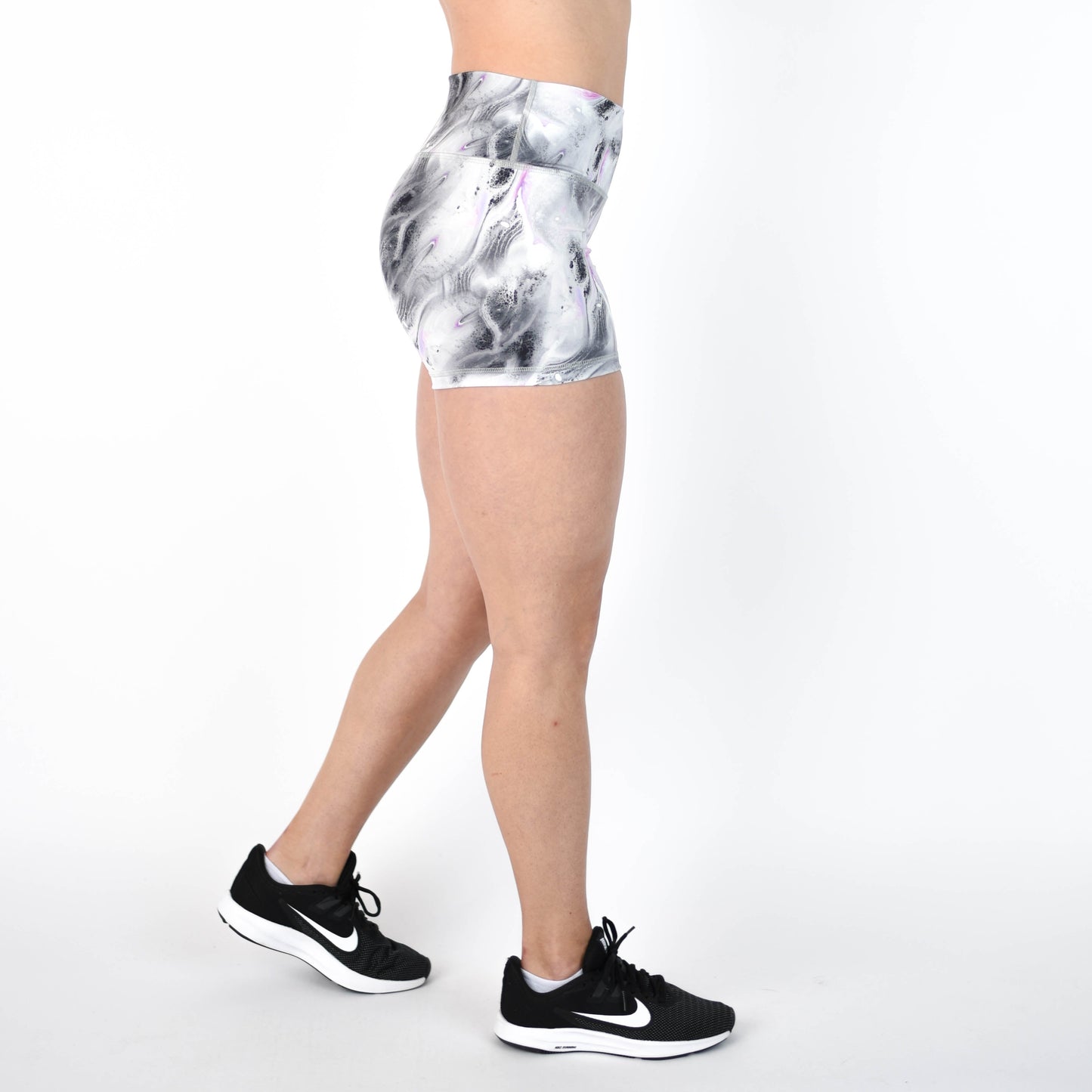 FLEO - Power Mid High Short 3.75" - Mid High Rise - Shorts - silver-3_e7281d00-76b5-4e1d-aeac-2ce6b255f2fa
