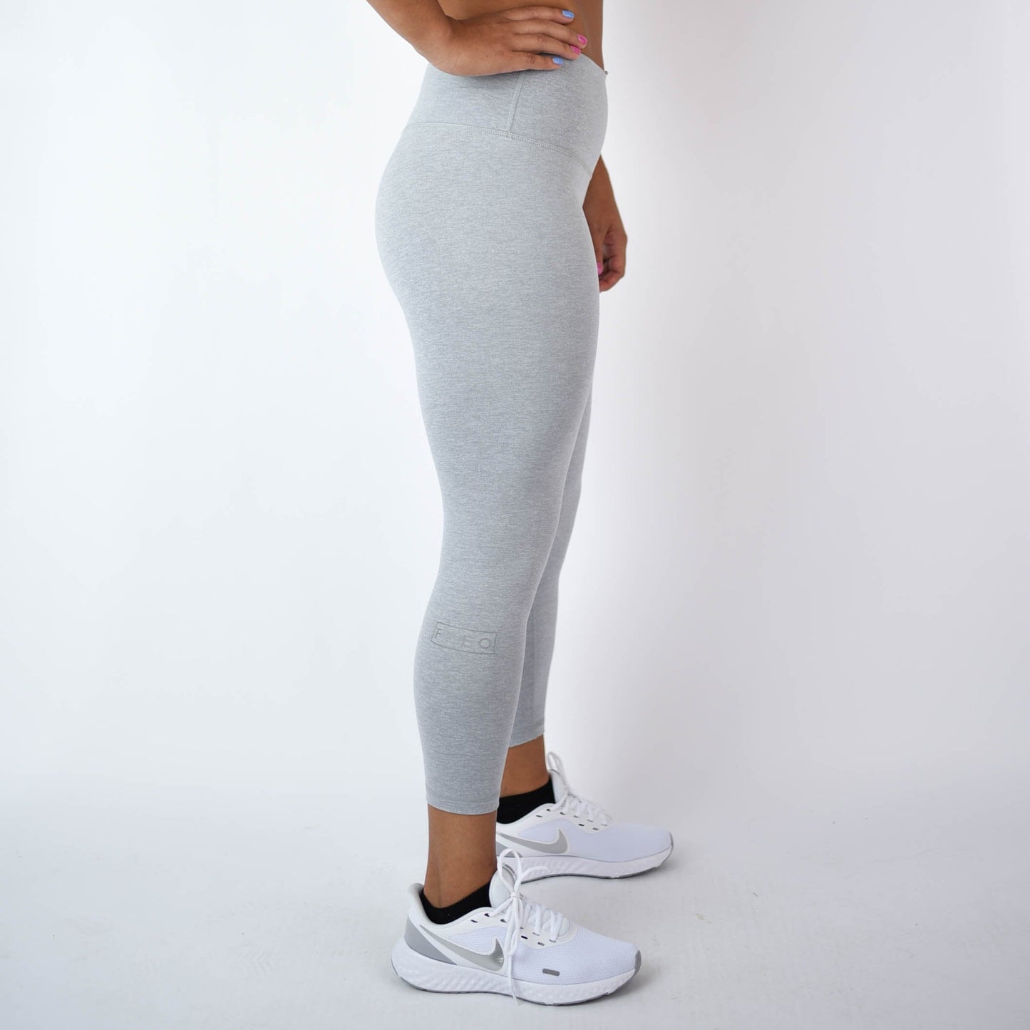 FLEO - El Toro Leggings 21" - High Rise - Leggings - sleet-3_6cf59680-e328-4cb5-a5f3-3c99277e55e2
