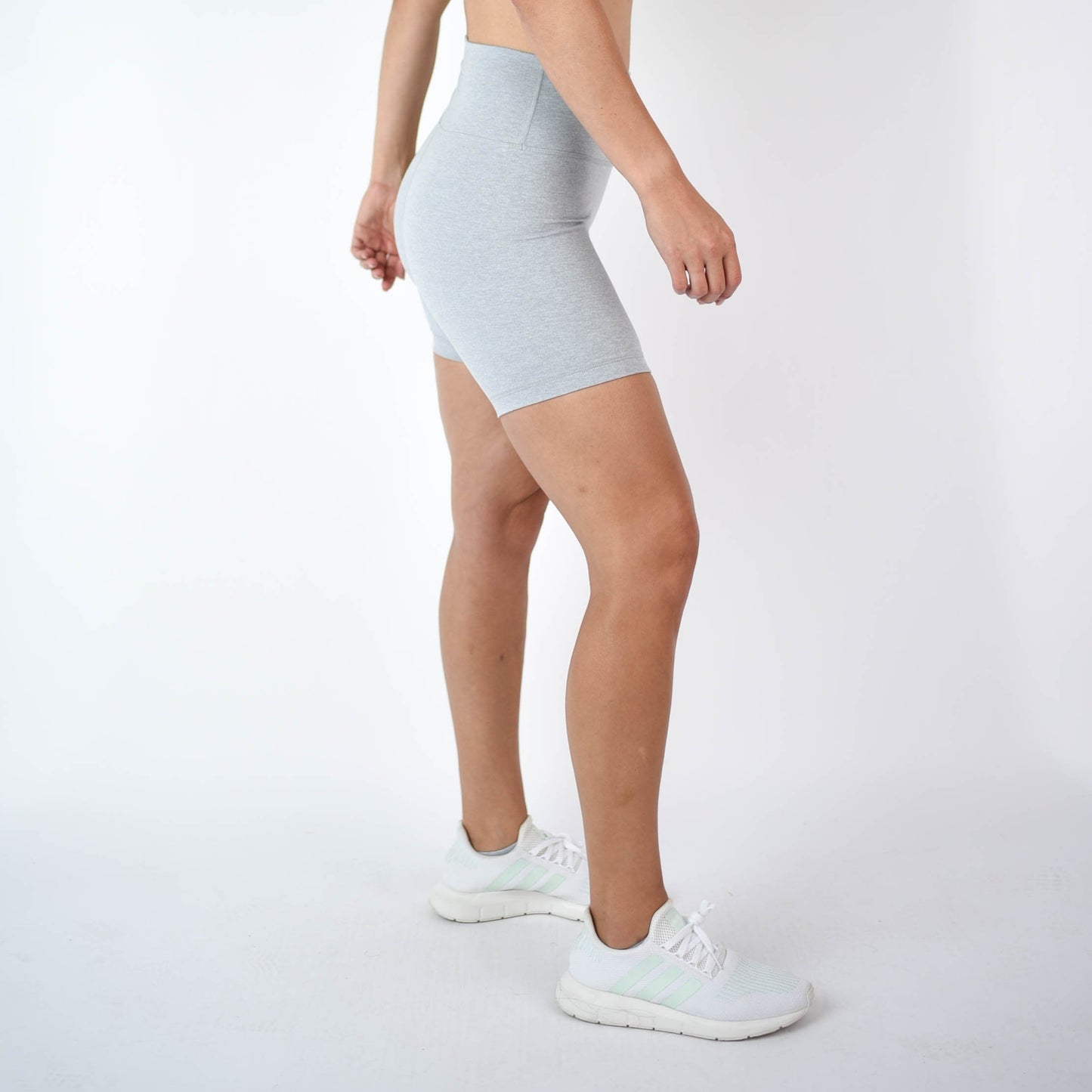 FLEO - Biker Short 6" - High Rise - Shorts - sleet-3_7c85a40f-60d9-4813-846d-10b272324e42