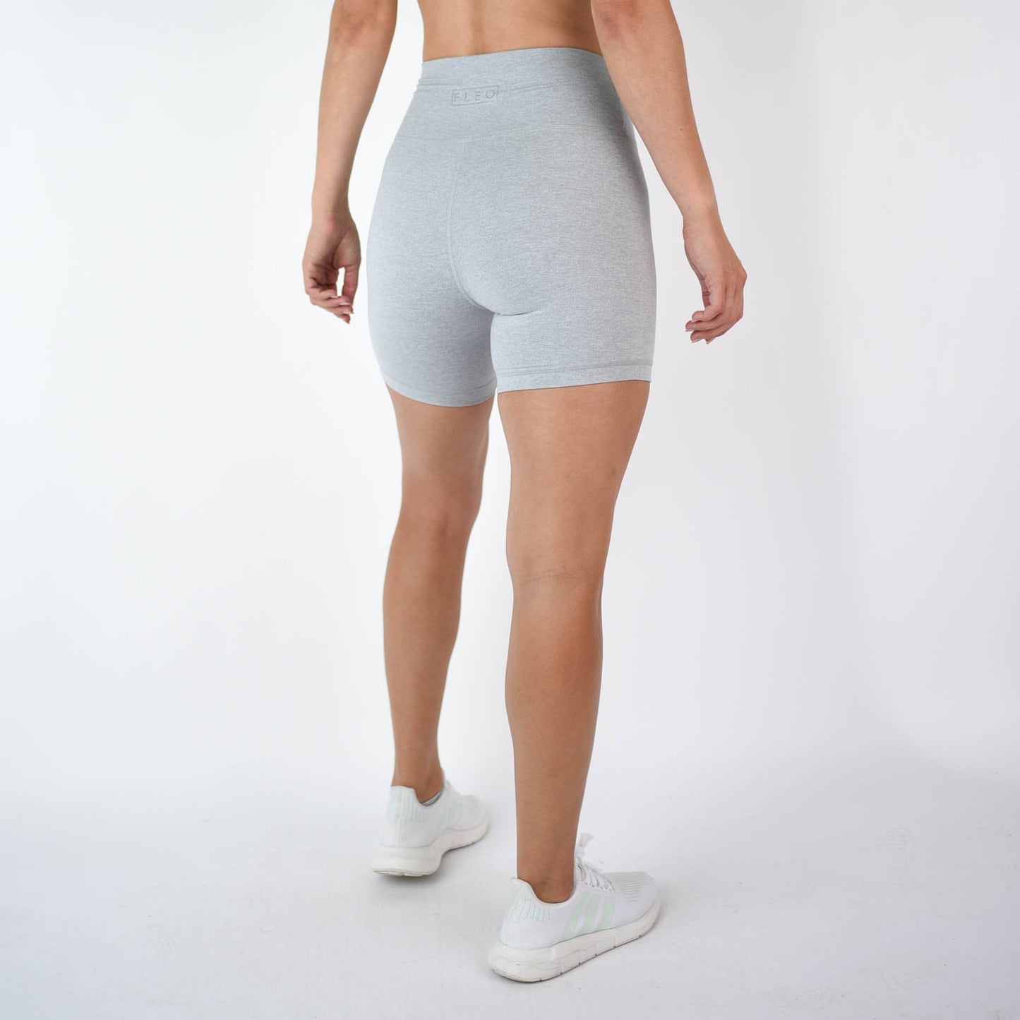 FLEO - Biker Short 6" - High Rise - Shorts - sleet-4_55276cc0-caad-4a59-b773-bec6f2732a7e