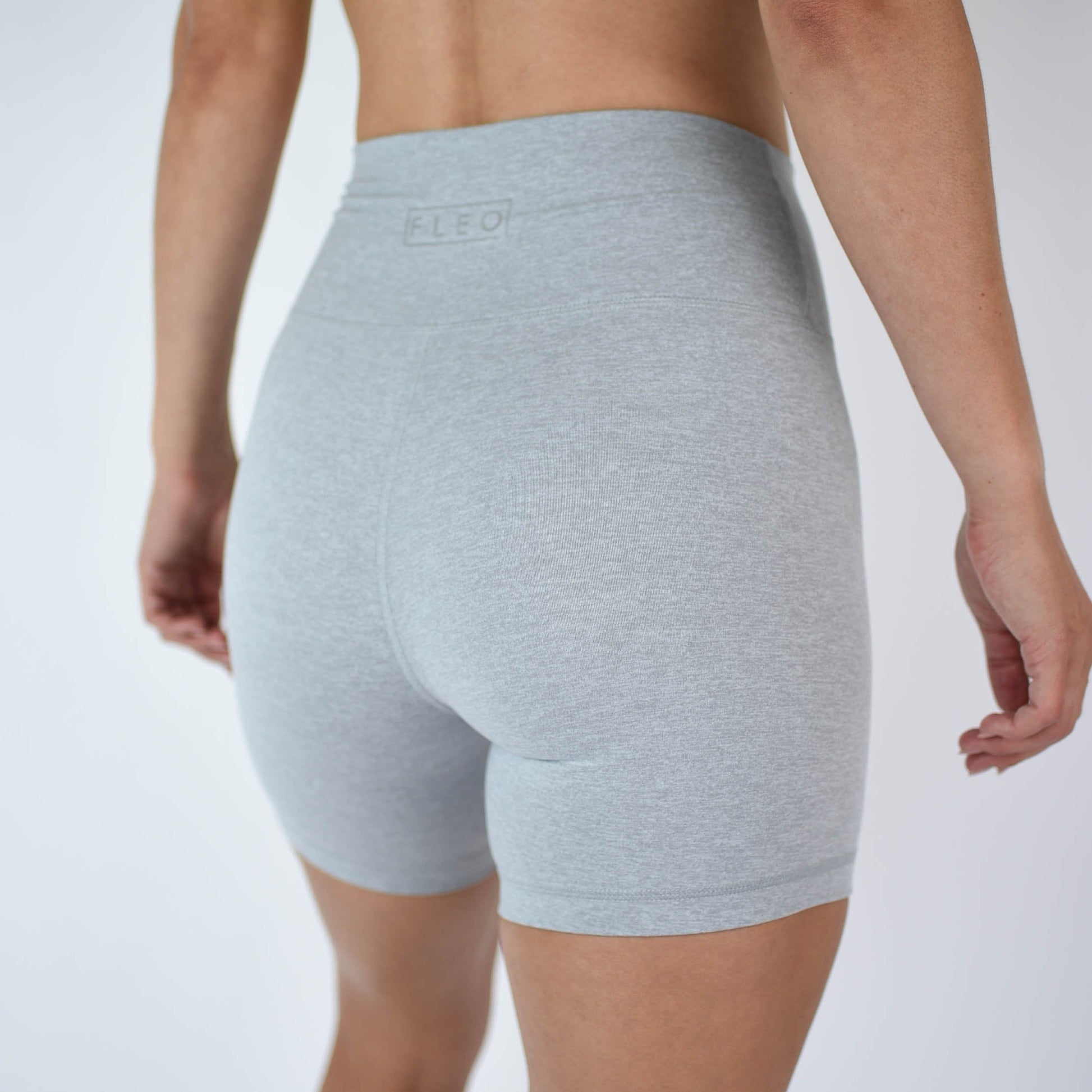 FLEO - Biker Short 6" - High Rise - Shorts - sleet-5_bc1fb8e7-7dee-4d83-a9bf-228d122ddb7c