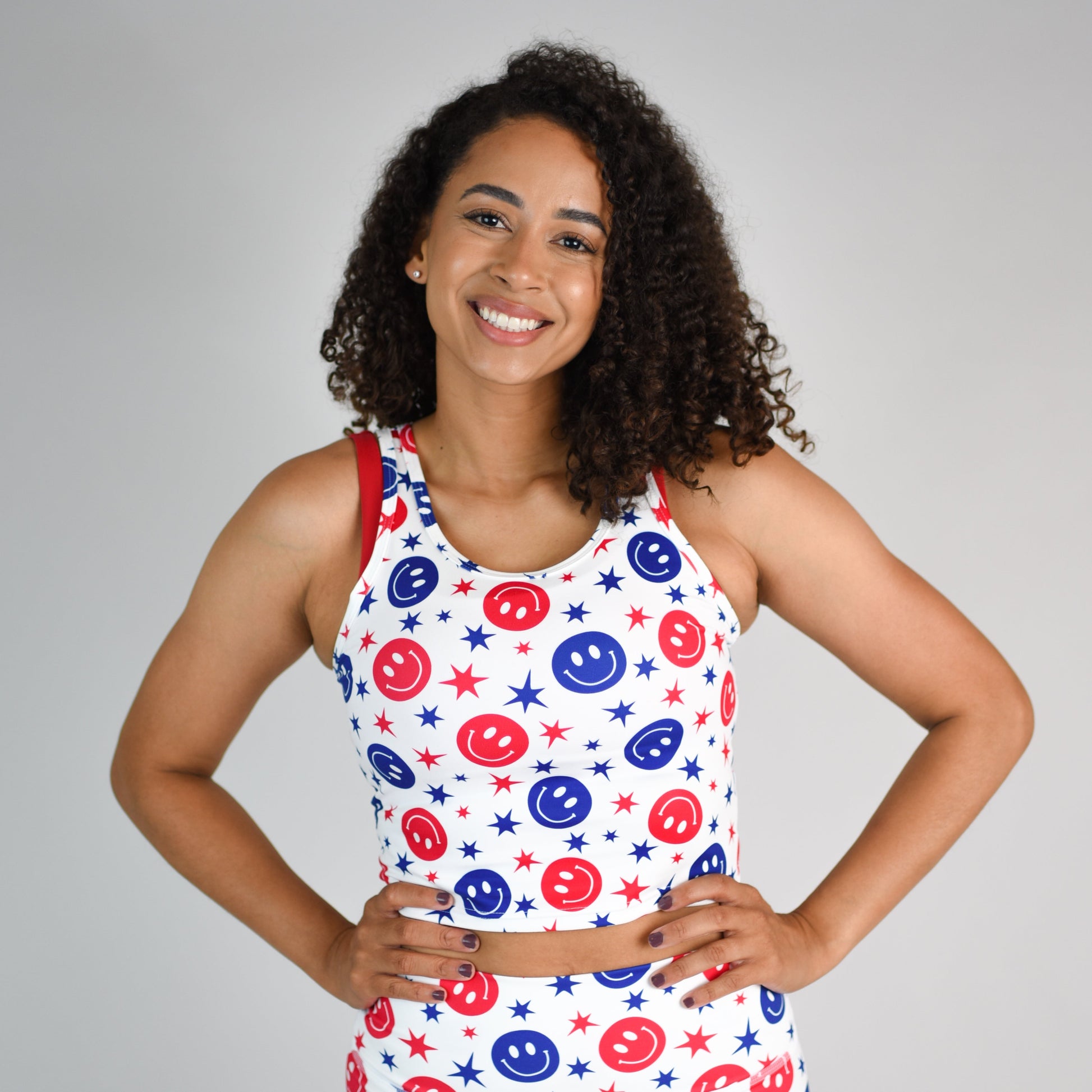 FLEO - Breeze Crop Tank - Fitted - Tank - smiley-1_42785cc3-bb46-47d4-9ead-d3383c770ba7