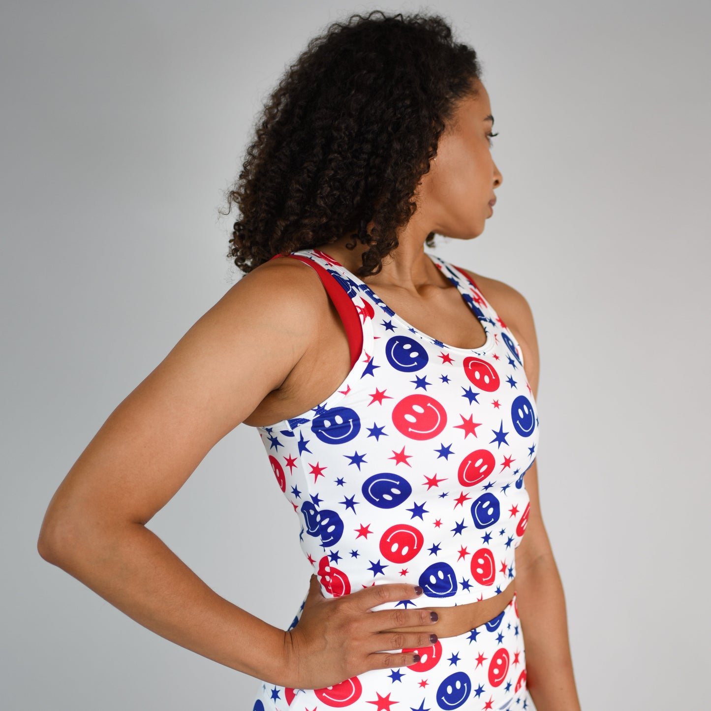 FLEO - Breeze Crop Tank - Fitted - Tank - smiley-3_fe33a7f9-5fbd-4022-a1f6-043851309b83