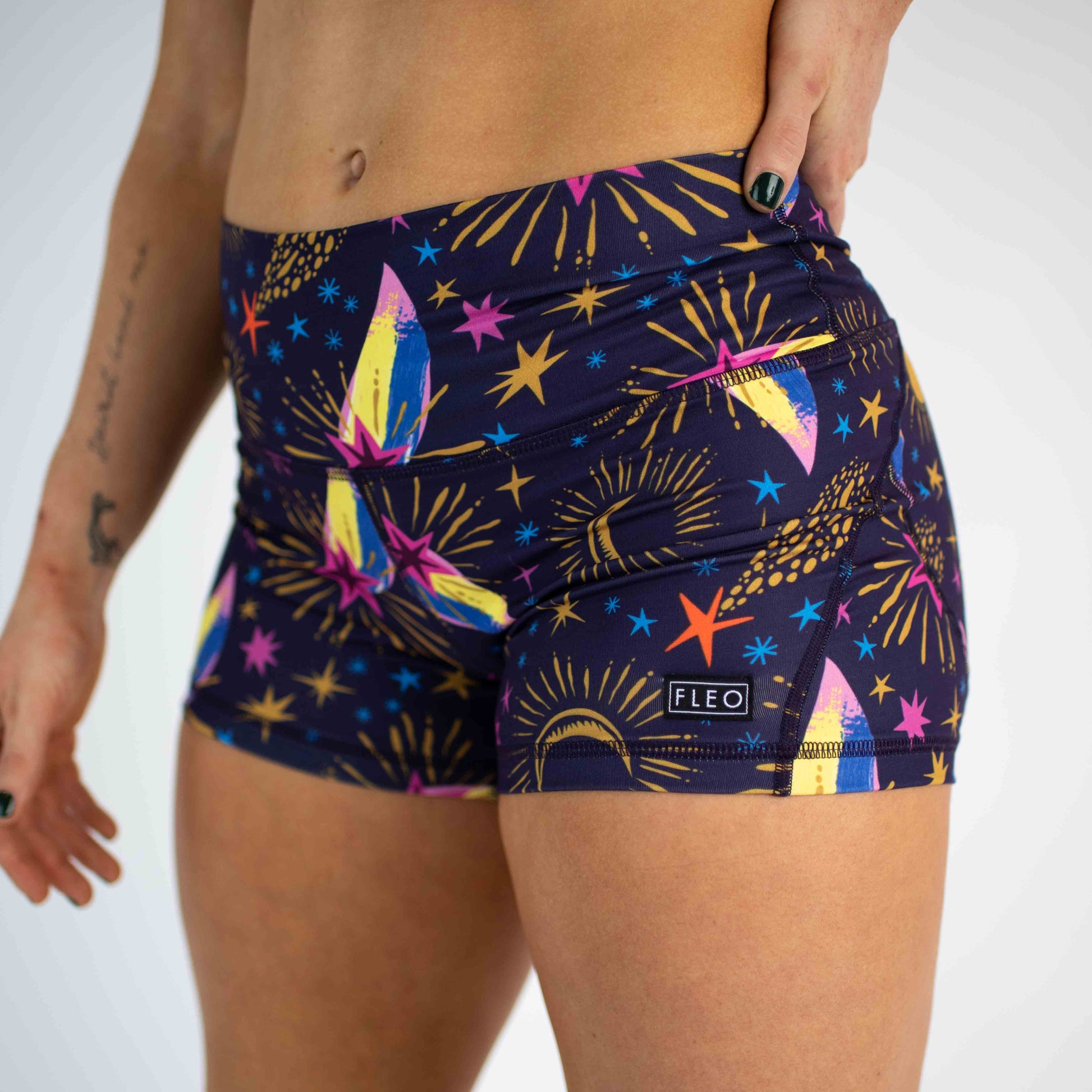 FLEO - Apex Contour Short 3.25" - Mid Rise - Shorts - space-cadet-3
