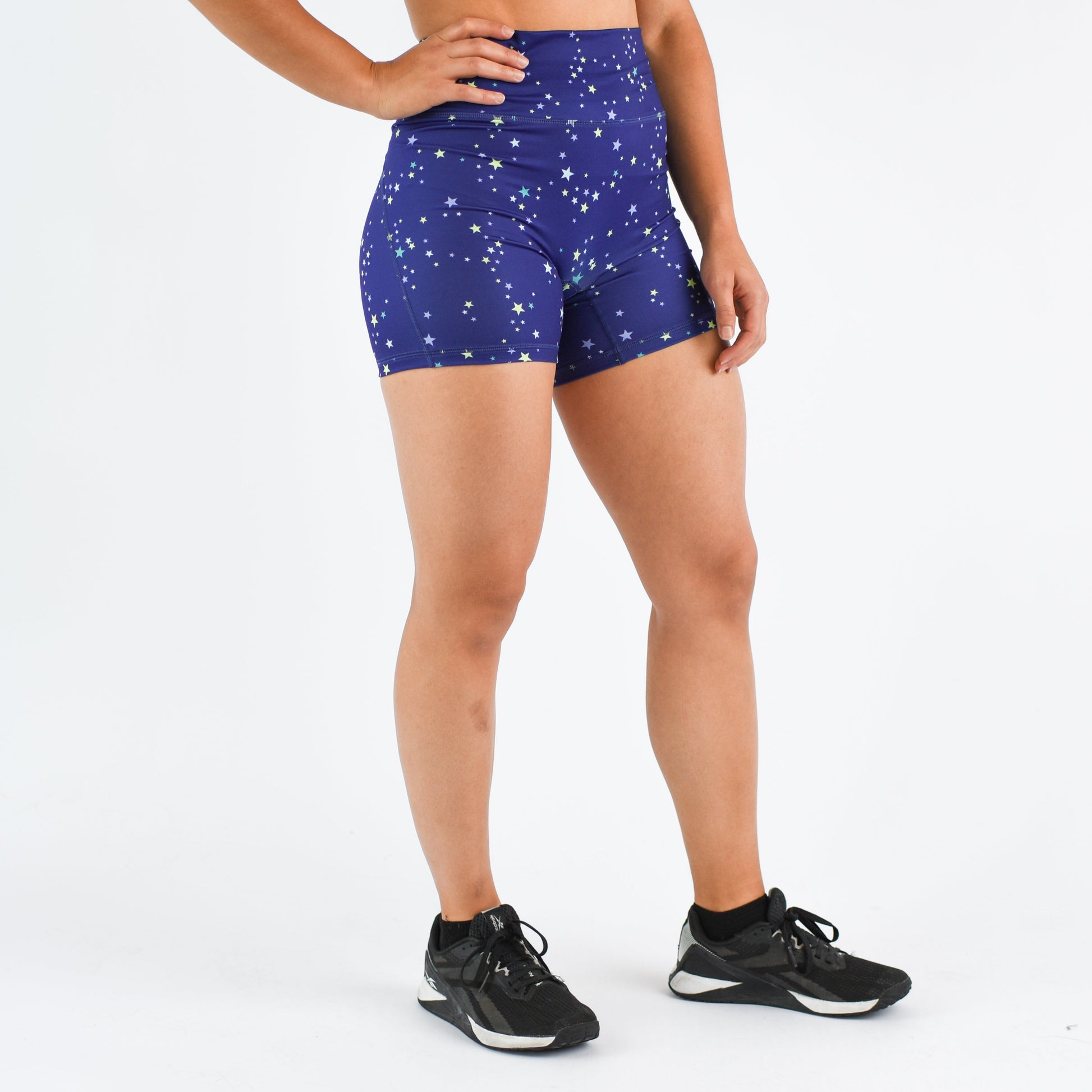 FLEO - Charge Short 5" - No Front Seam - Higher Rise - Shorts - stars-2_16b16c0b-6686-4d35-b9ff-9bbc7fd913d5
