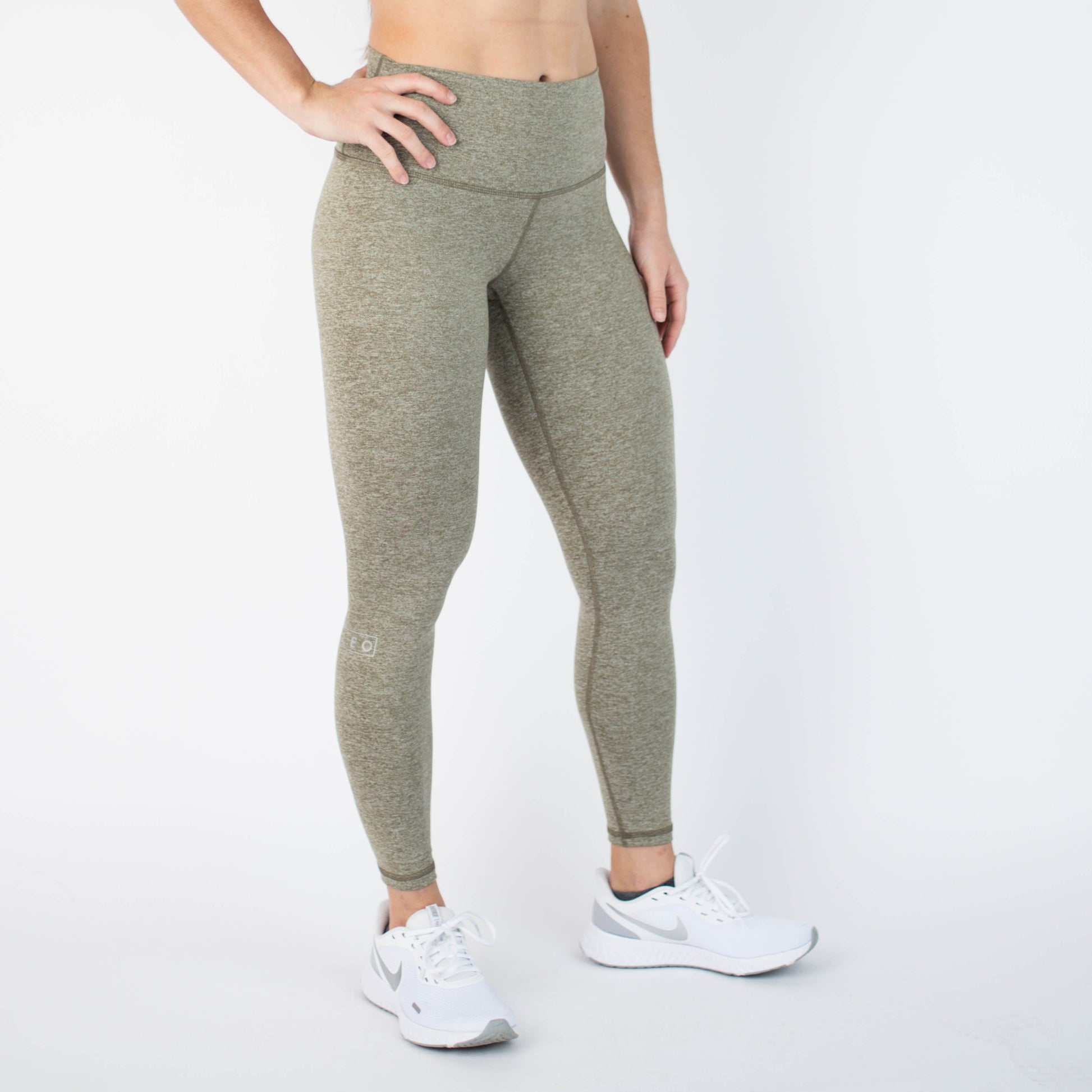 FLEO - El Toro Leggings 25" - High Rise - Leggings - stone-gray-2