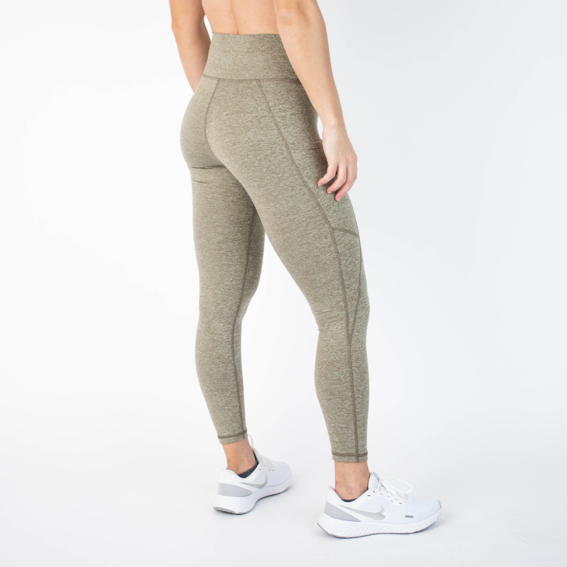 FLEO - Reverie Pocket Leggings 25" - High Rise - Leggings - stone-gray-5_d3aaf0c6-dd1c-4f85-8969-bdc77f546197