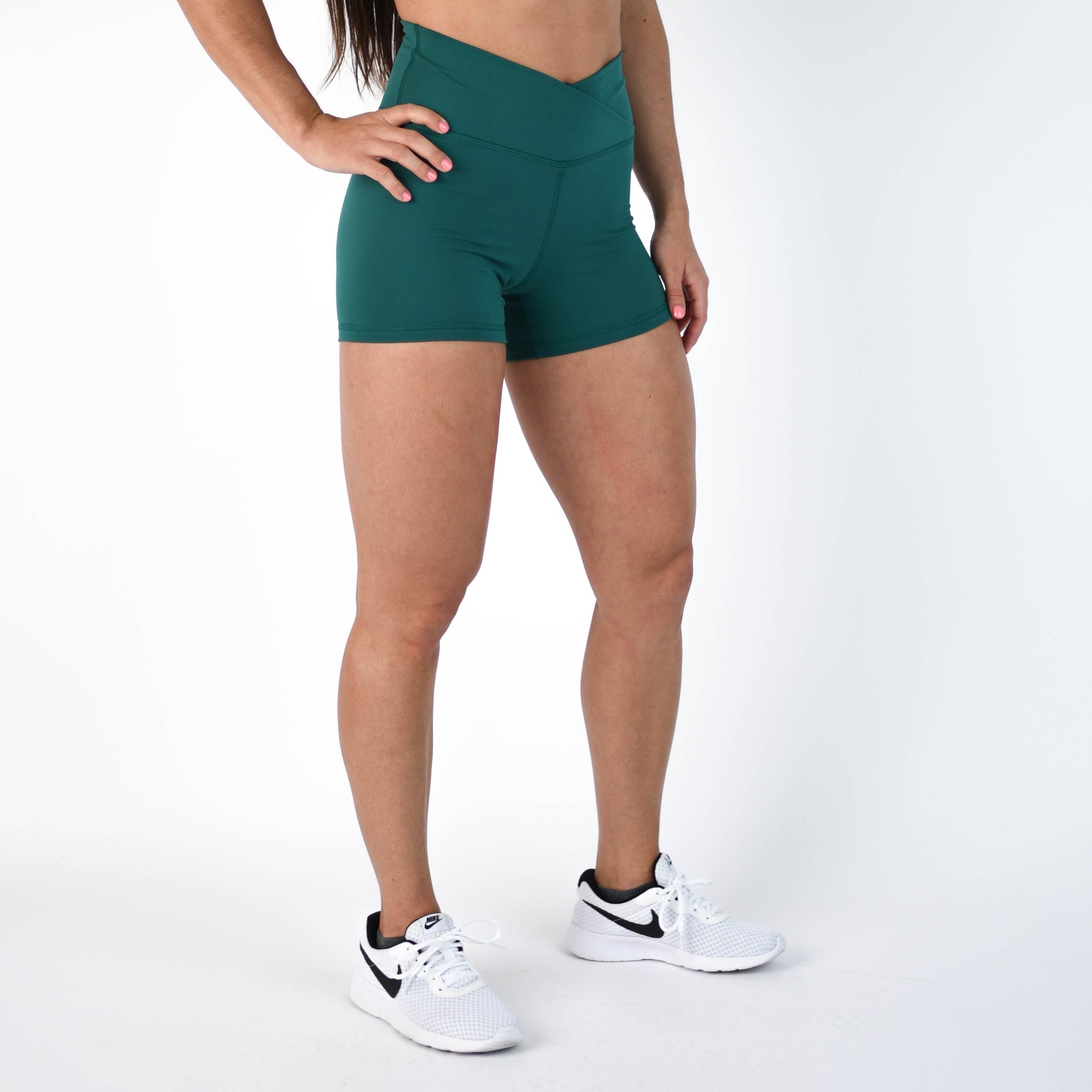 FLEO - V Waistband Short 3.5" - High Rise - Shorts - storm-2_9dfe9ca2-da61-4824-9da3-02add65051b2
