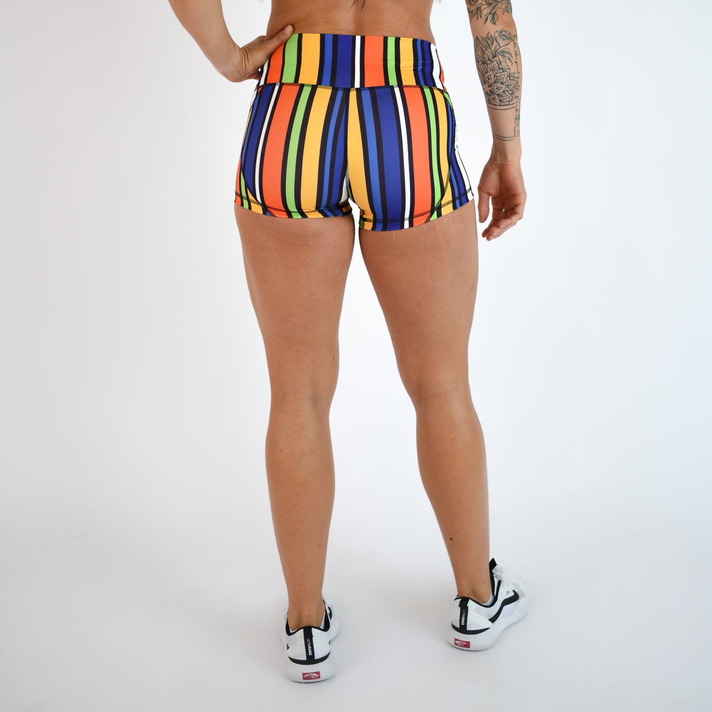 FLEO - Apex Contour Short 3.25" - Mid Rise - Shorts - stripe-6