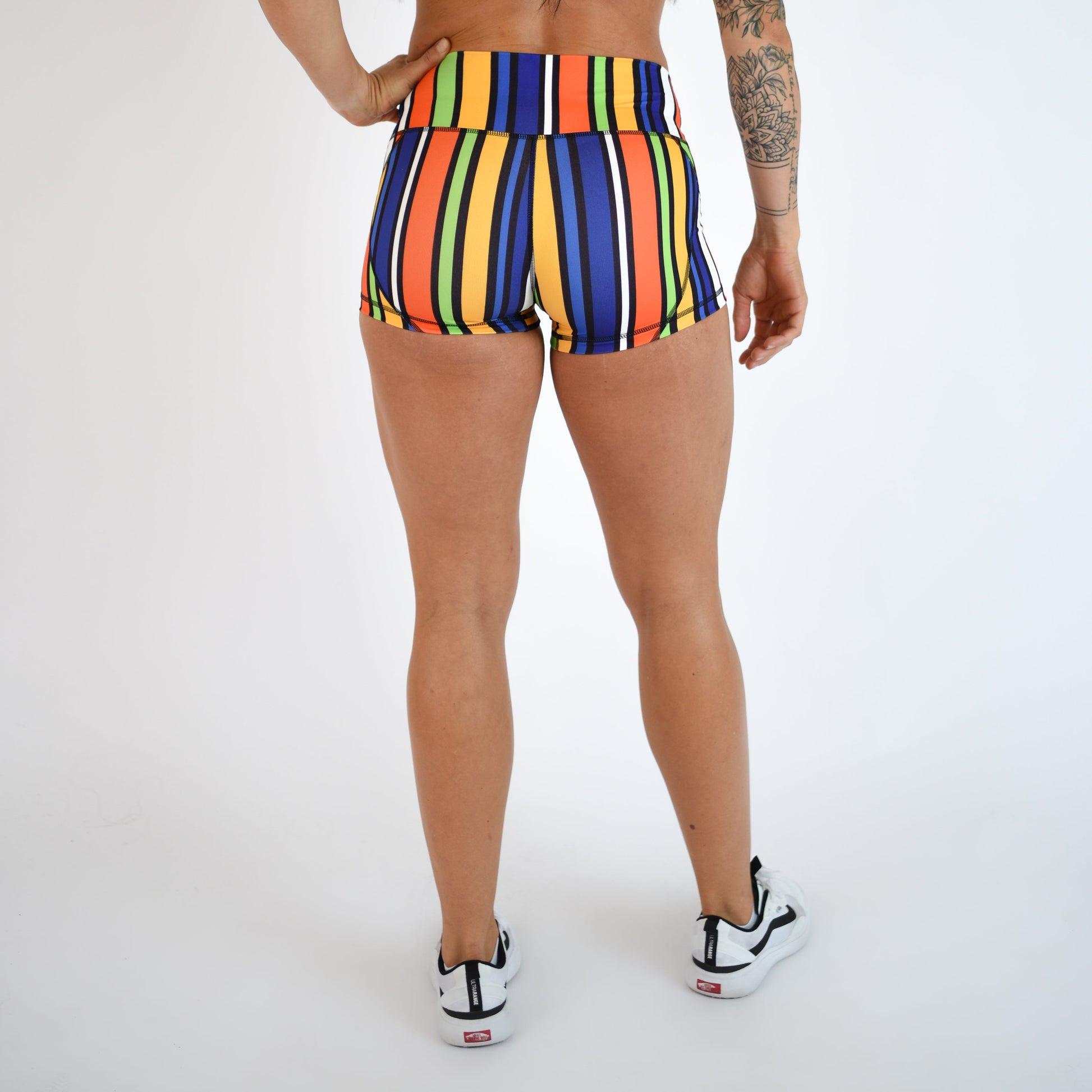 FLEO - Apex Contour Short 3.25" - Mid Rise - Shorts - stripe-6