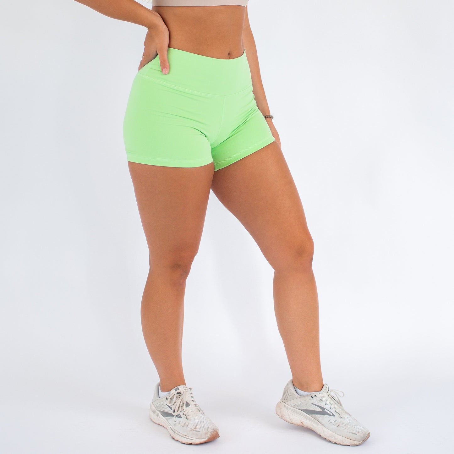 FLEO - Power Mid High Short 3.75" - Mid High Rise - Shorts - summergreenpmh-2