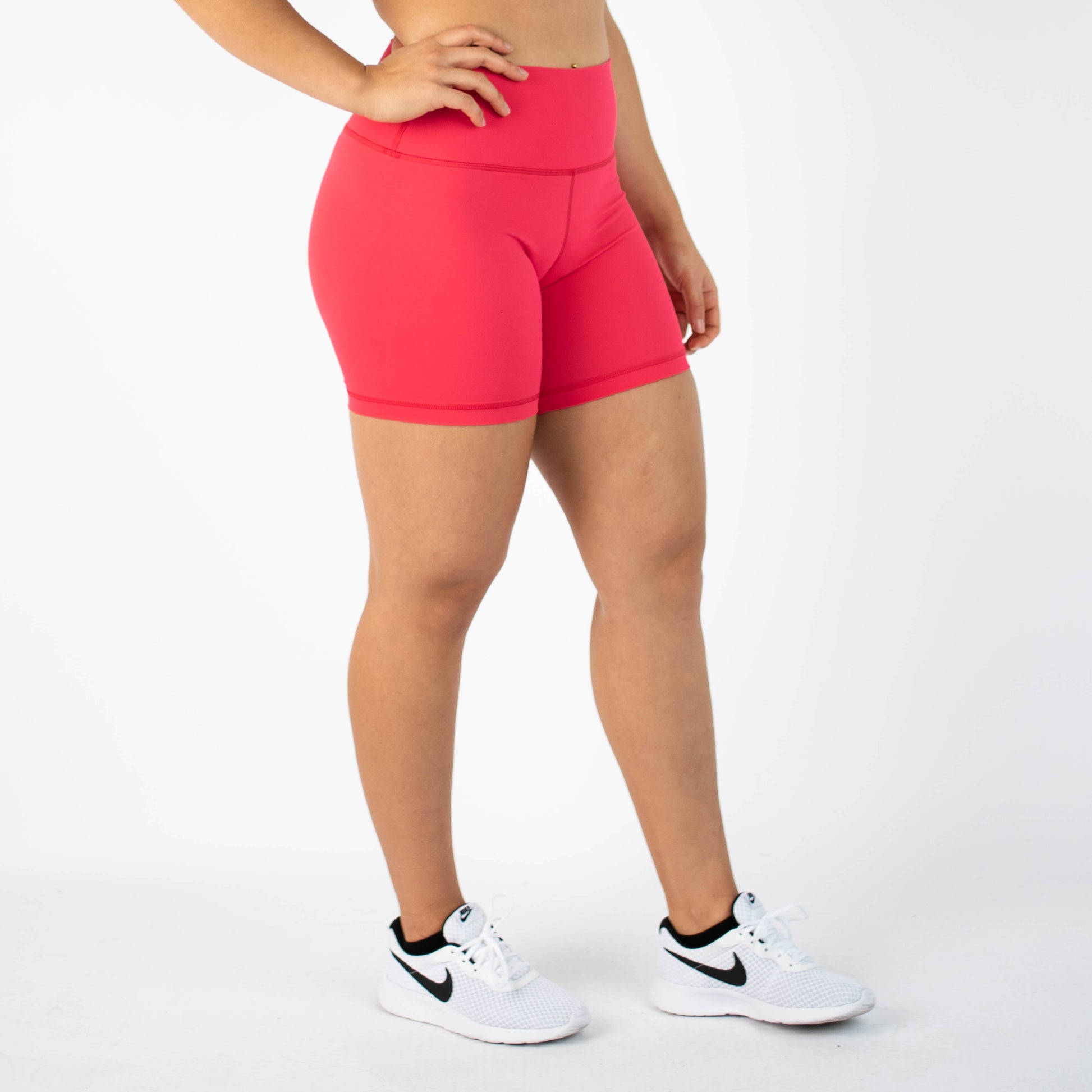 FLEO - Biker Short 6" - High Rise - Shorts - teaberry-2_a6539f16-bb6d-4aaa-95df-711e3ca98d7d