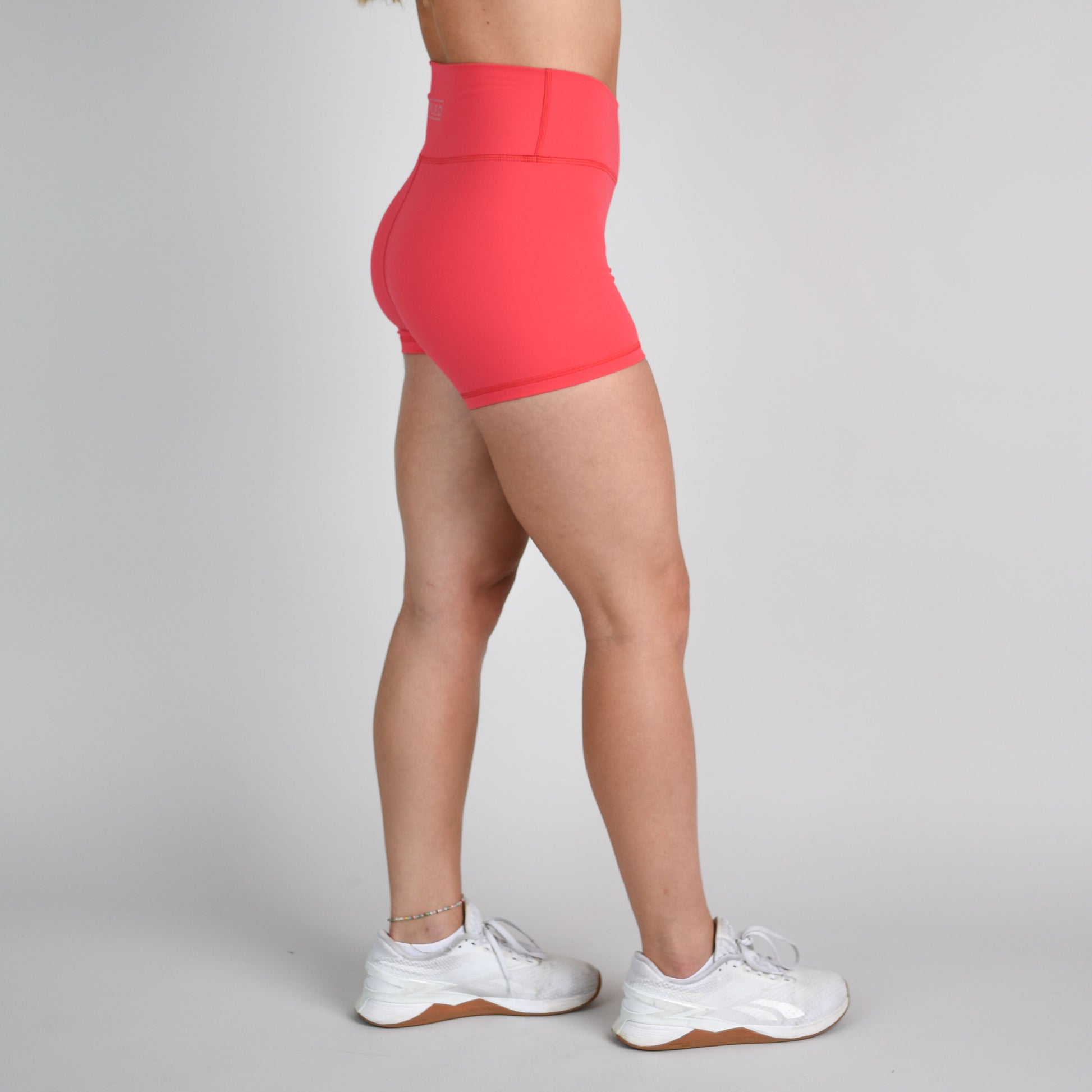 FLEO - V Waistband Short 3.5" - High Rise - Shorts - teaberry-3_af4af07b-69e5-4f2f-a368-38ba21aa05e6