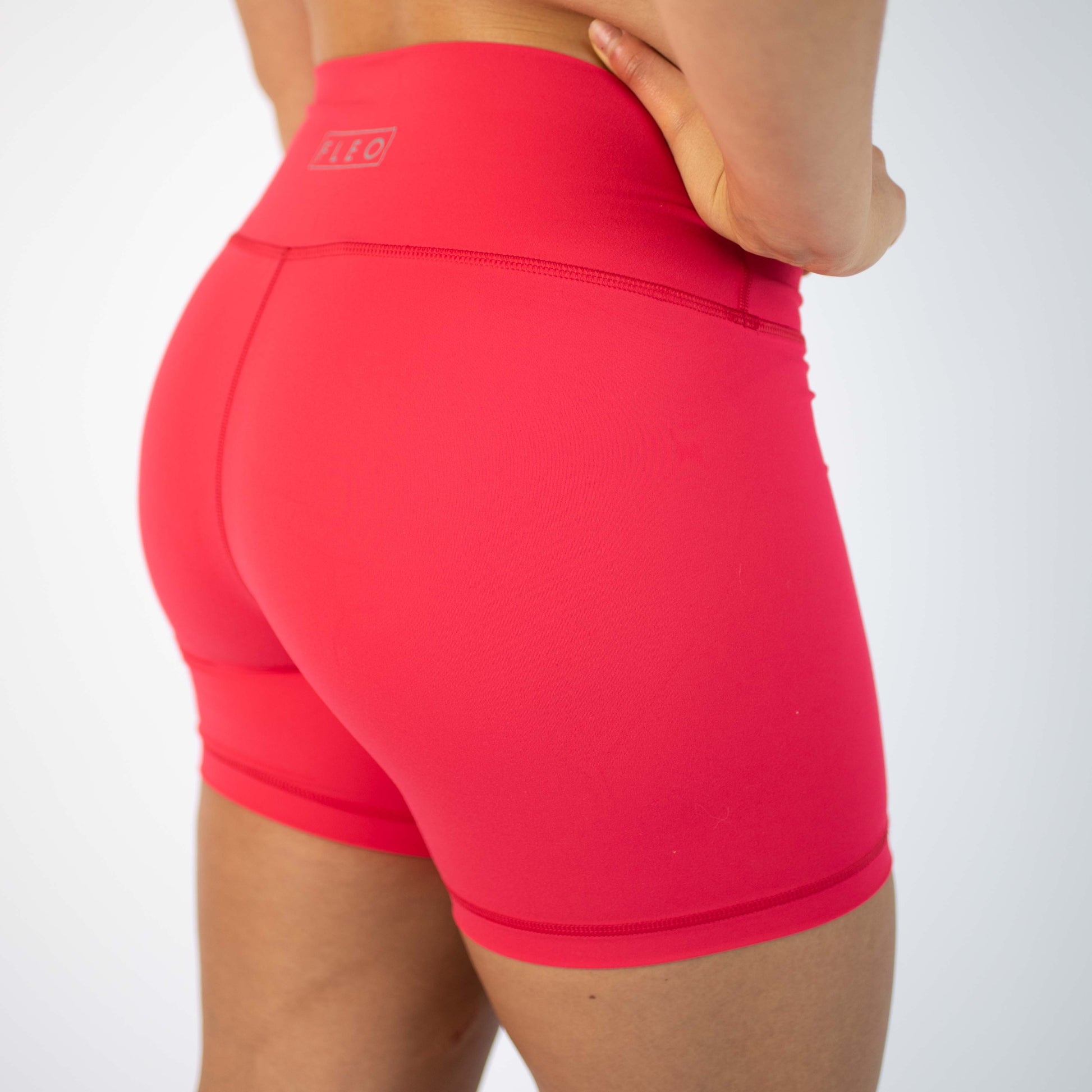 FLEO - Biker Short 6" - High Rise - Shorts - teaberry-5_1a5f5a0a-b3cc-4b94-8c5c-02c9c29d0a4f