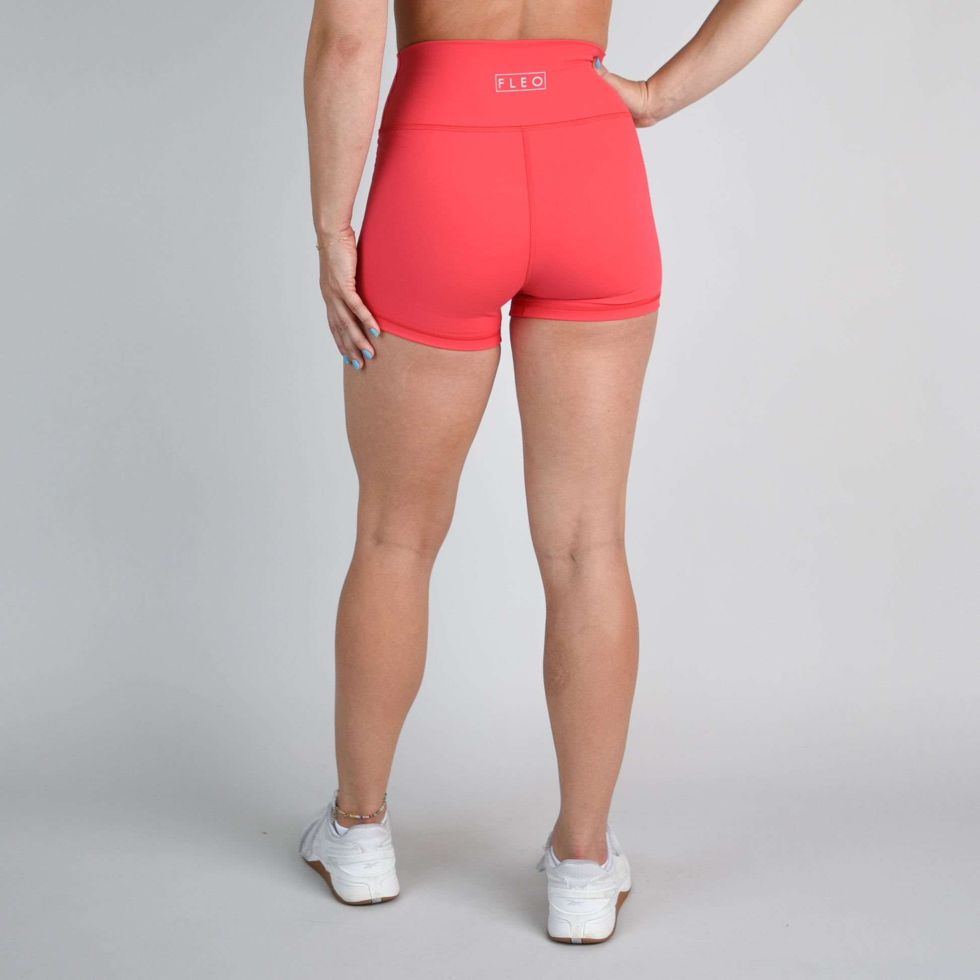 FLEO - V Waistband Short 3.5" - High Rise - Shorts - teaberry-5_24c7c28f-20fb-4b3b-9699-2985b8fad8e1