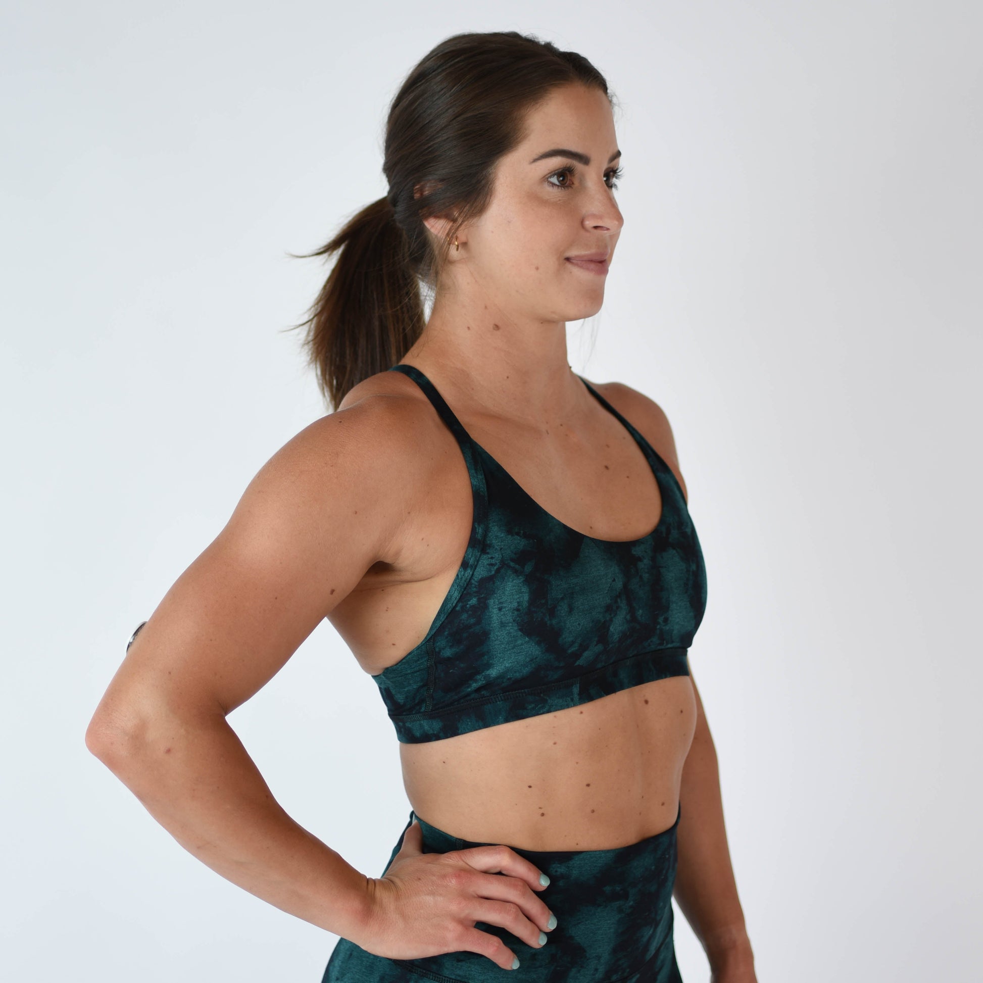 FLEO - Cami Sports Bra - Light Support - Sports Bra - tealstone-2