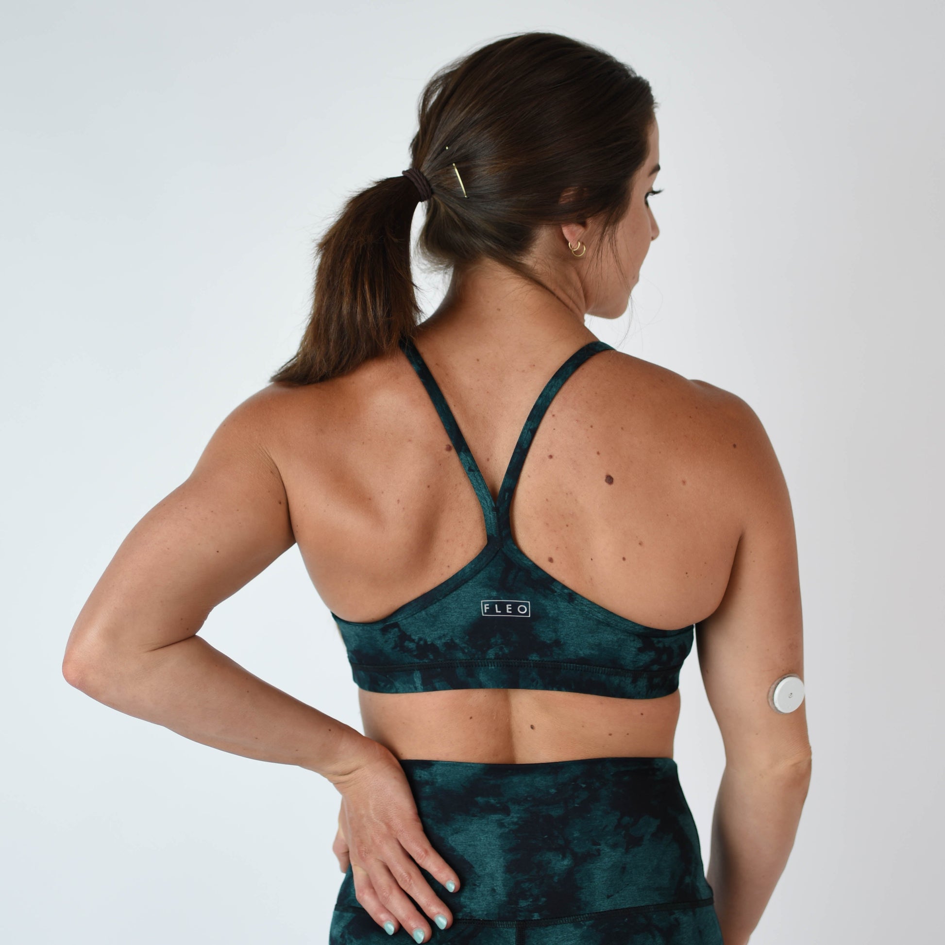 FLEO - Cami Sports Bra - Light Support - Sports Bra - tealstone-5