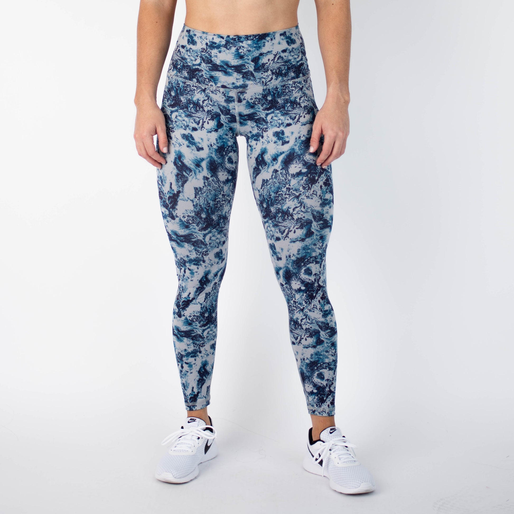 FLEO - El Toro Leggings 28" - High Rise - Leggings - tidal-wave-1_5242e5e7-5769-4f91-8ad2-cf75e152e635