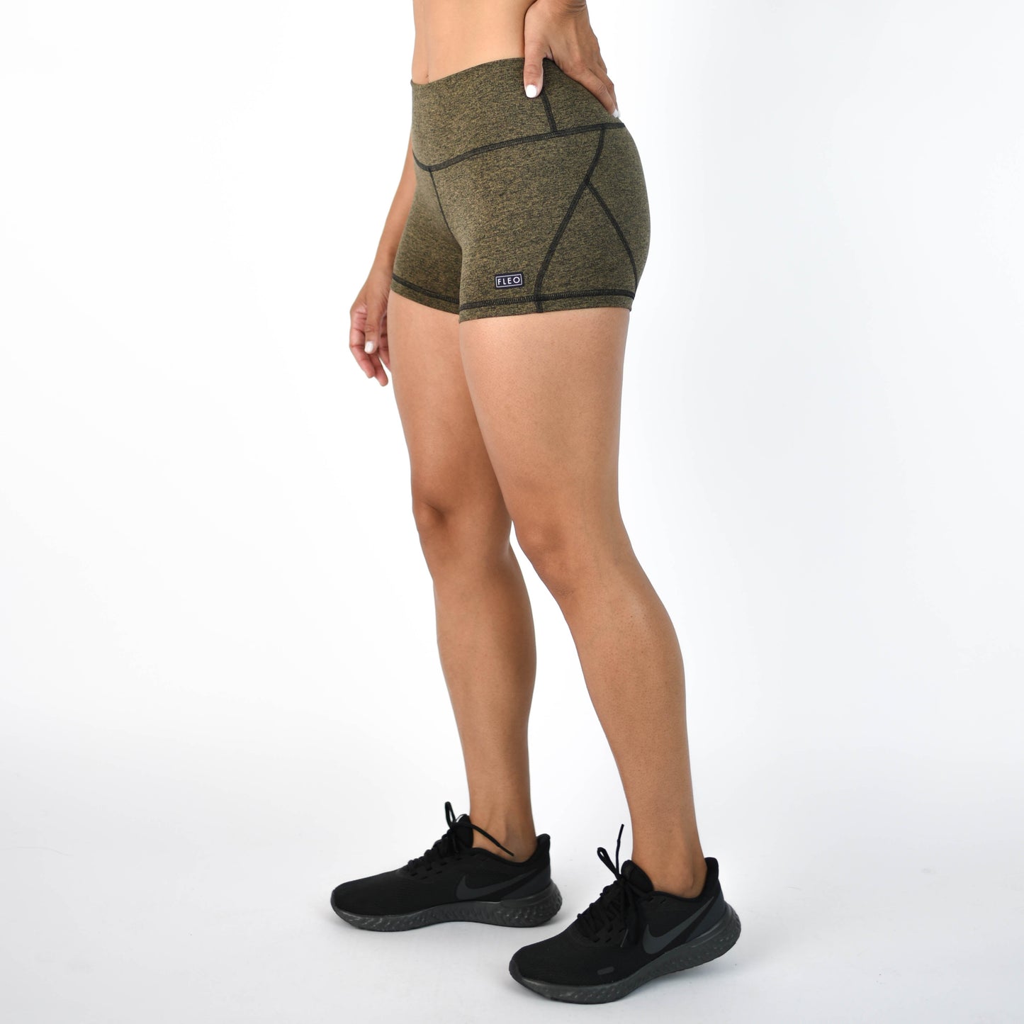 FLEO - Apex Contour Short 3.25" - Mid Rise - Shorts - toffee-2_2fb2742b-9d99-4d14-8b2c-81258560ee67