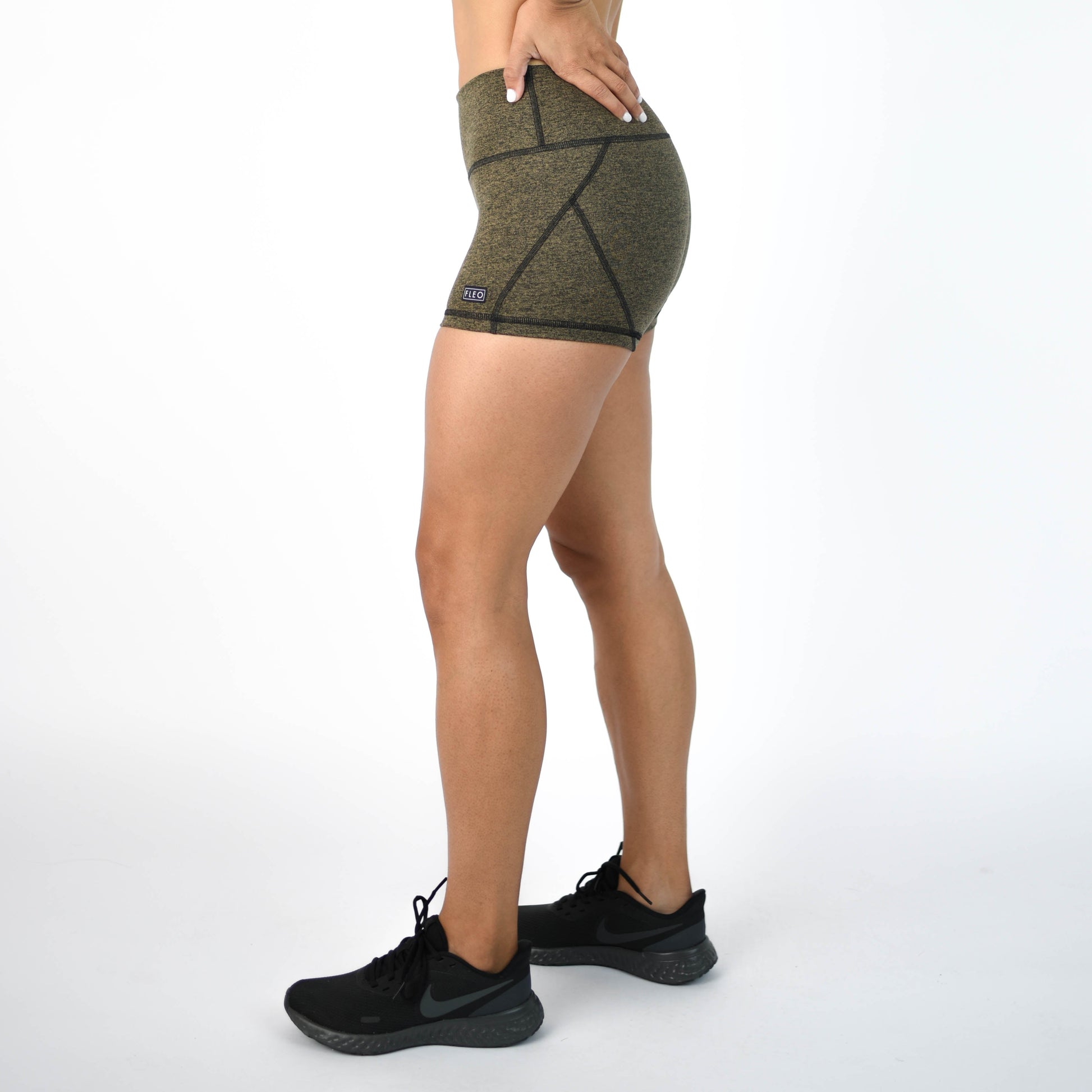 FLEO - Apex Contour Short 3.25" - Mid Rise - Shorts - toffee-3_b355d5f2-2c5e-4311-a626-c9c2d7c1a7ac