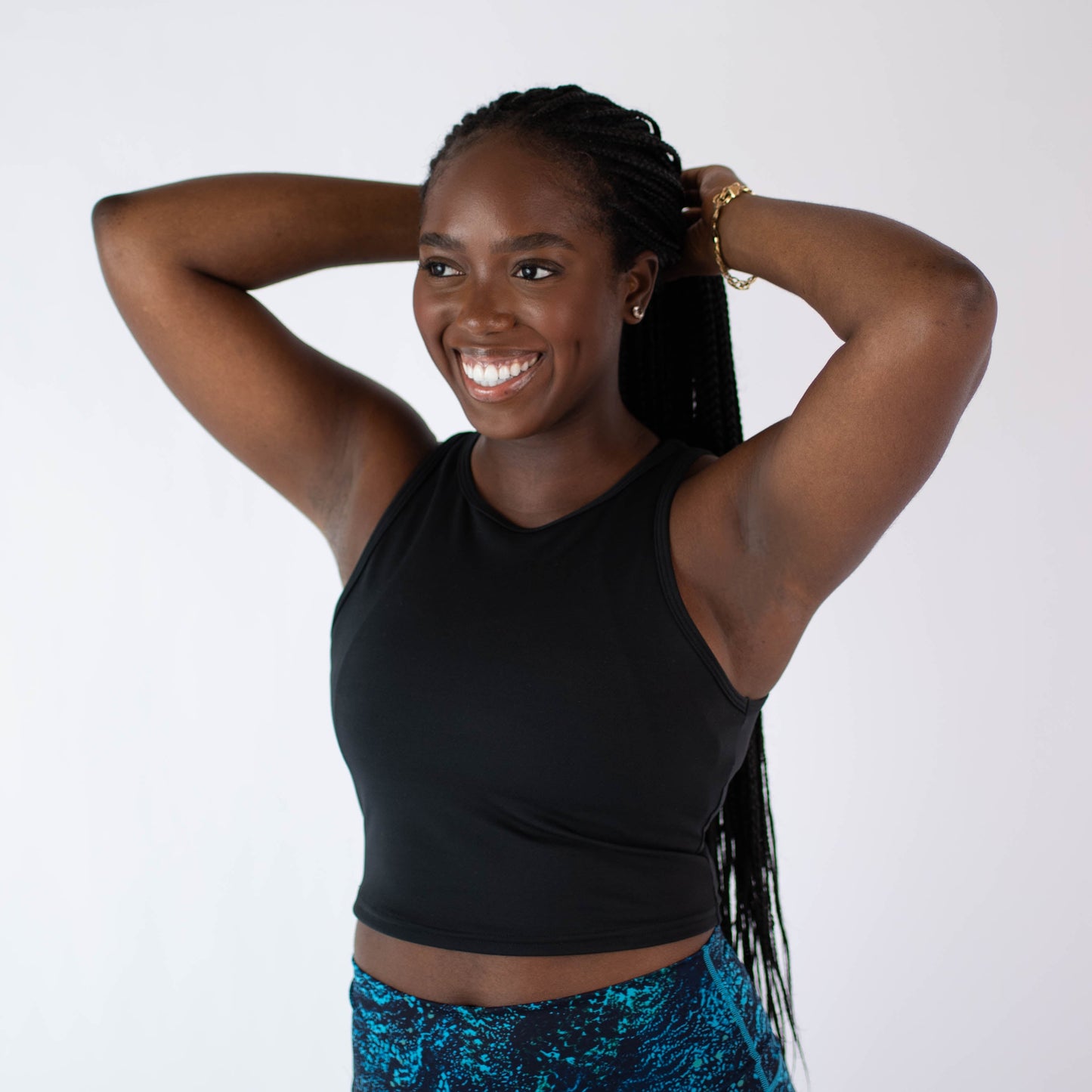 FLEO - Tempo Crop Tank - Fitted - Tank - updatedarmpit2
