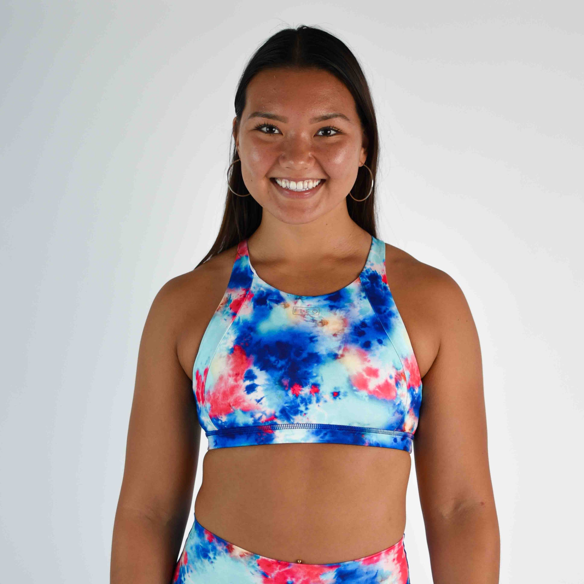 FLEO - Jourdaine Sports Bra - Medium Support - Sports Bra - usa-burst-2_7692ecca-225a-4061-abd0-4968e79bbc10