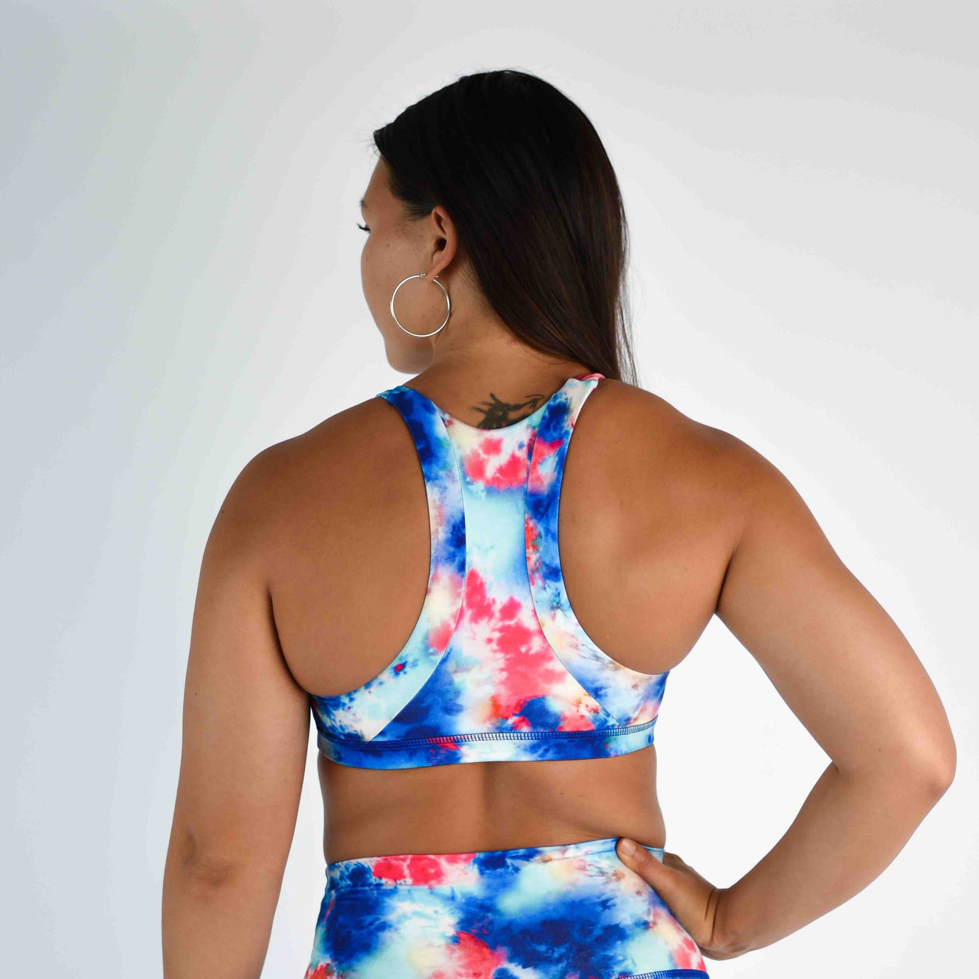 FLEO - Jourdaine Sports Bra - Medium Support - Sports Bra - usa-burst-4_e13c9021-ca80-4f50-92b2-0cd8ae90fa82