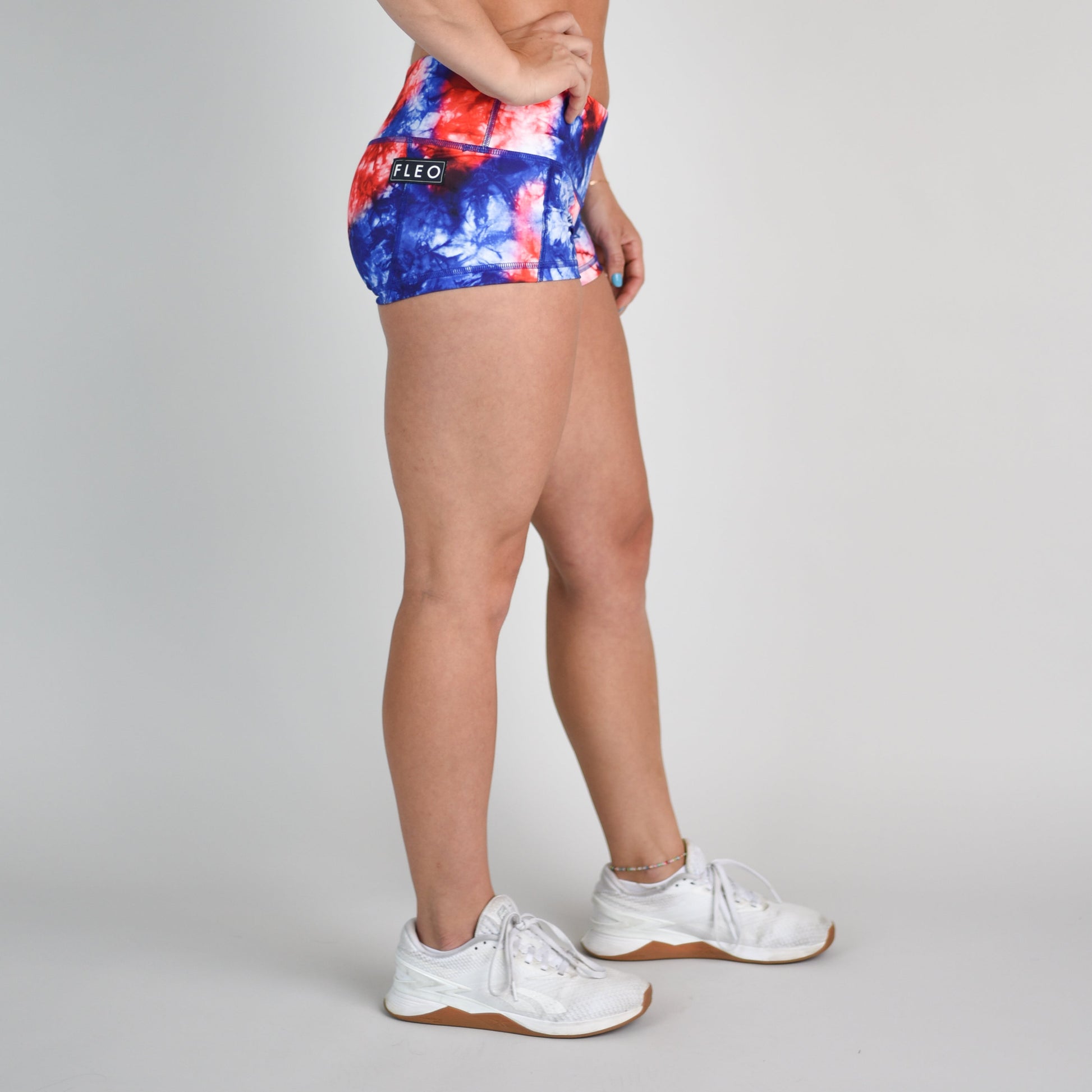 FLEO - USA Tie Dye Low Rise Contour - Shorts - usaTD-3