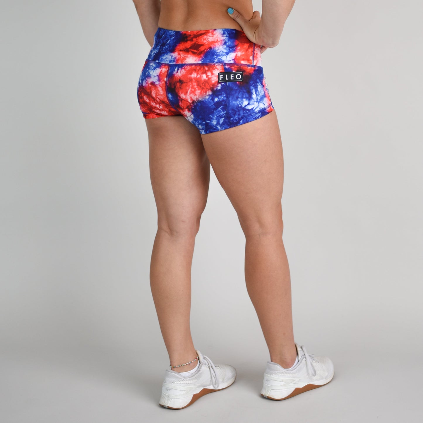 FLEO - USA Tie Dye Low Rise Contour - Shorts - usaTD-4