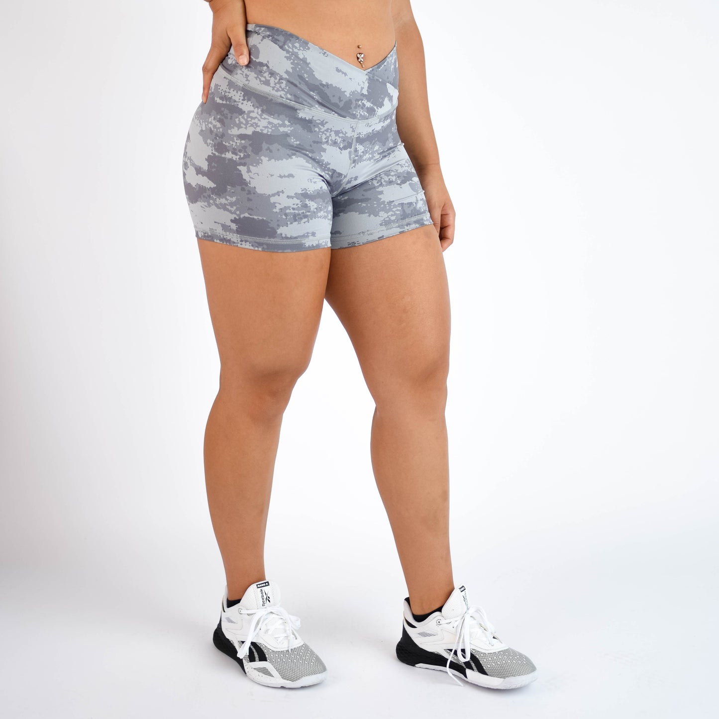 FLEO - V Waistband Short 3.5" - High Rise - Shorts - vapor-camo-2