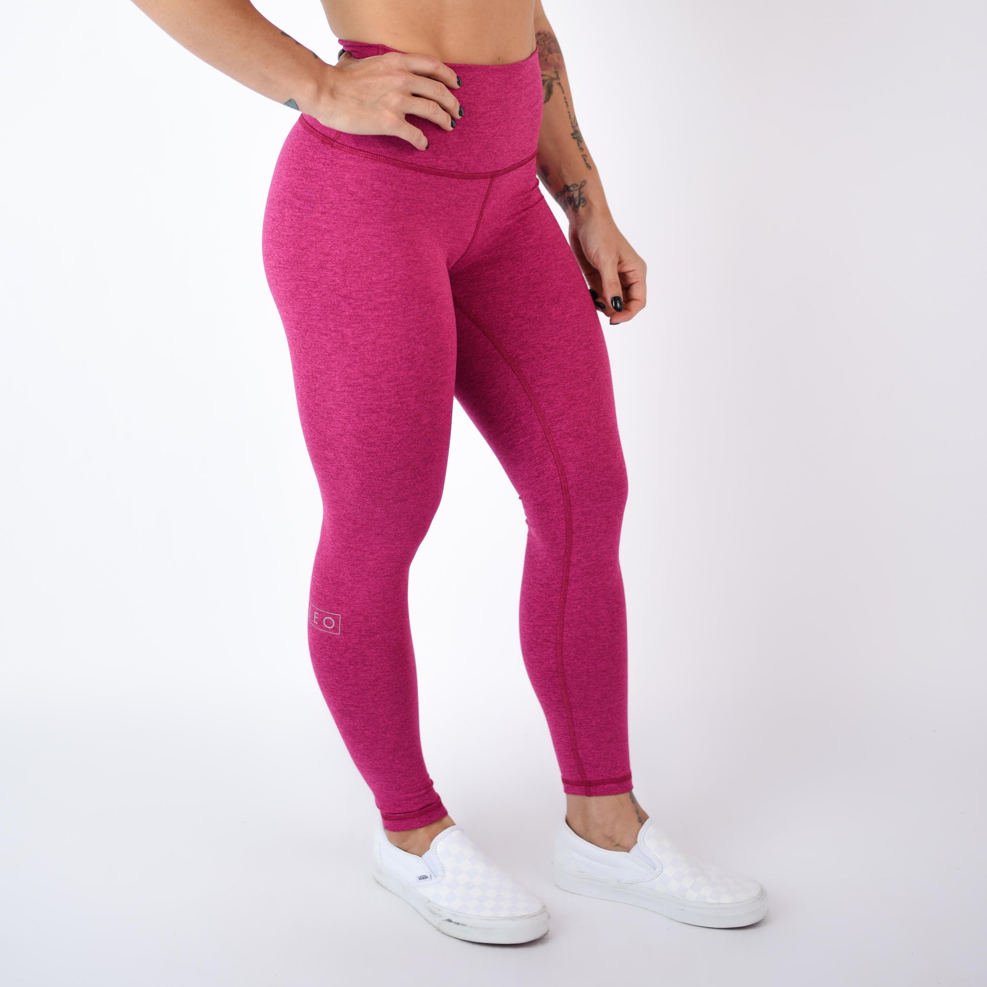 FLEO - El Toro Leggings 25" - High Rise - Leggings - very-berry-2