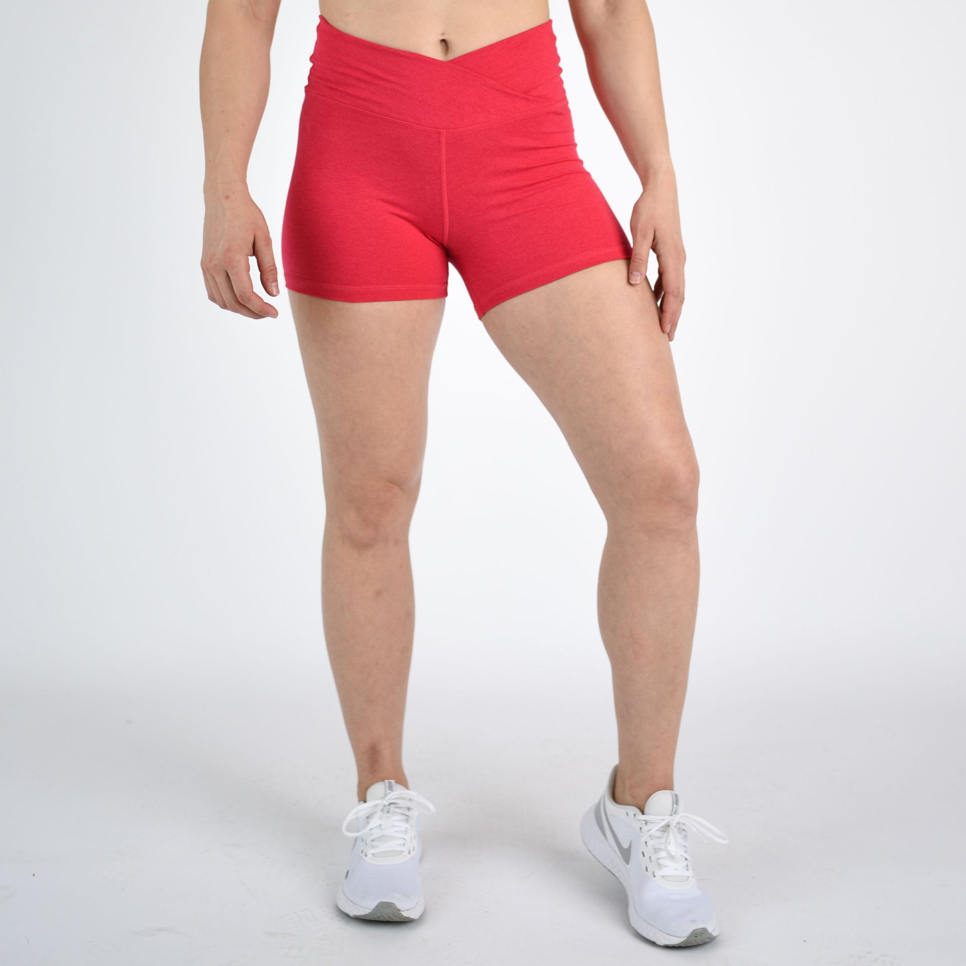 FLEO - V Waistband Short 3.5" - High Rise - Shorts - virtual-pink-1_085d1da6-5ebb-4e46-b67d-c2a670ddfa50