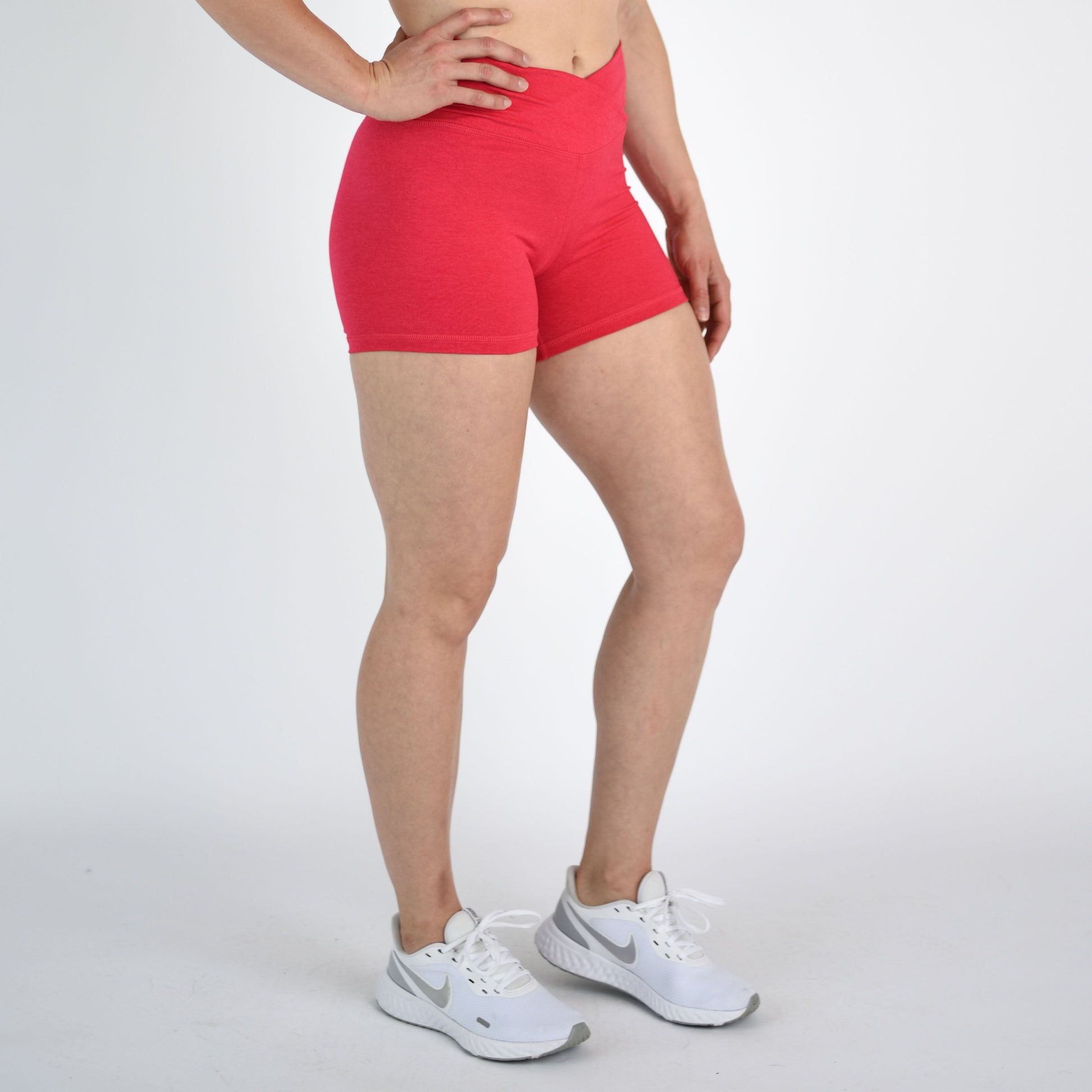 FLEO - V Waistband Short 3.5" - High Rise - Shorts - virtual-pink-2_f08ae9e2-28ae-4314-9230-0209d067411d