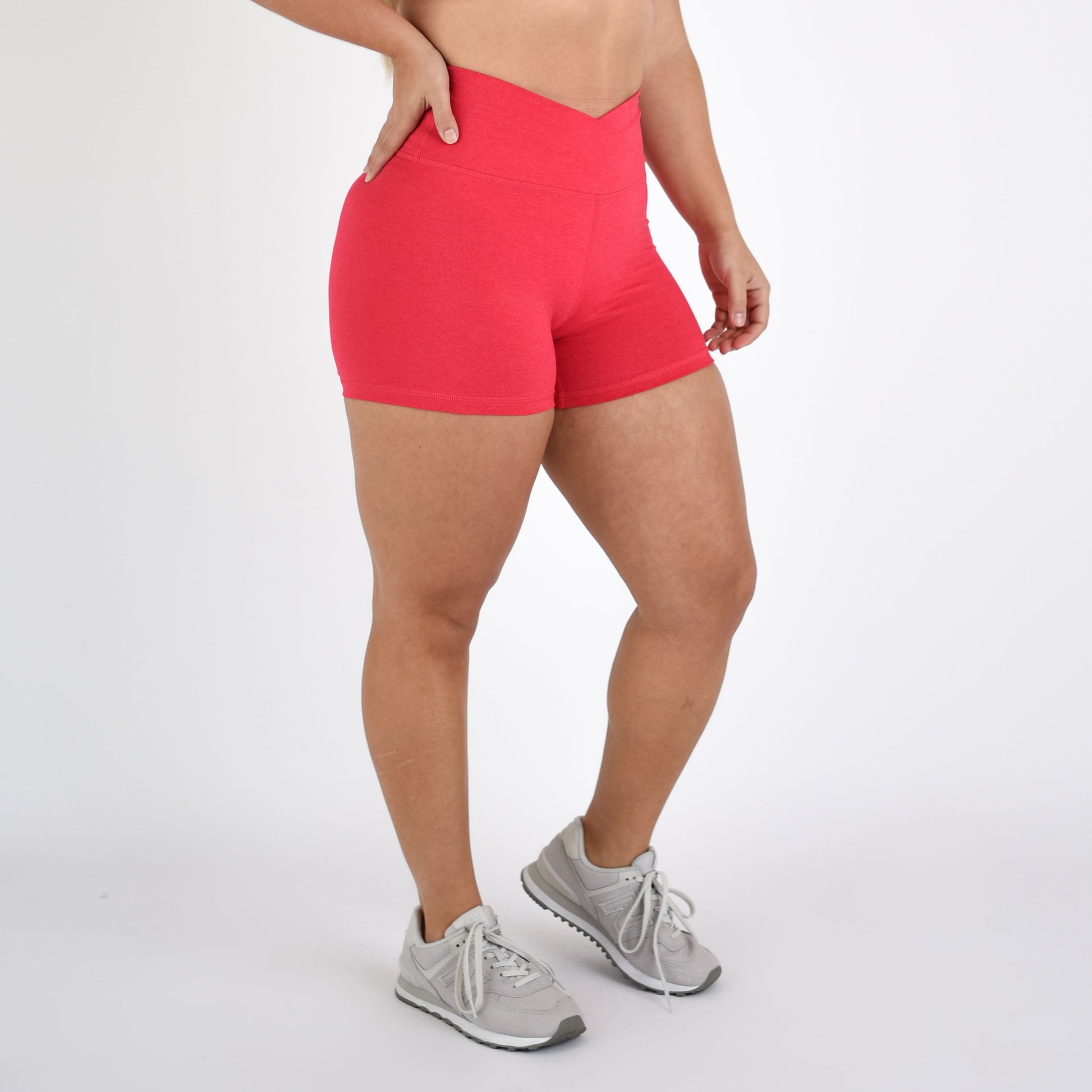 FLEO - V Waistband Short 3.5" - High Rise - Shorts - virtual-pink-8_8bb1cc05-c77e-4688-82a7-5fea7b2dc542