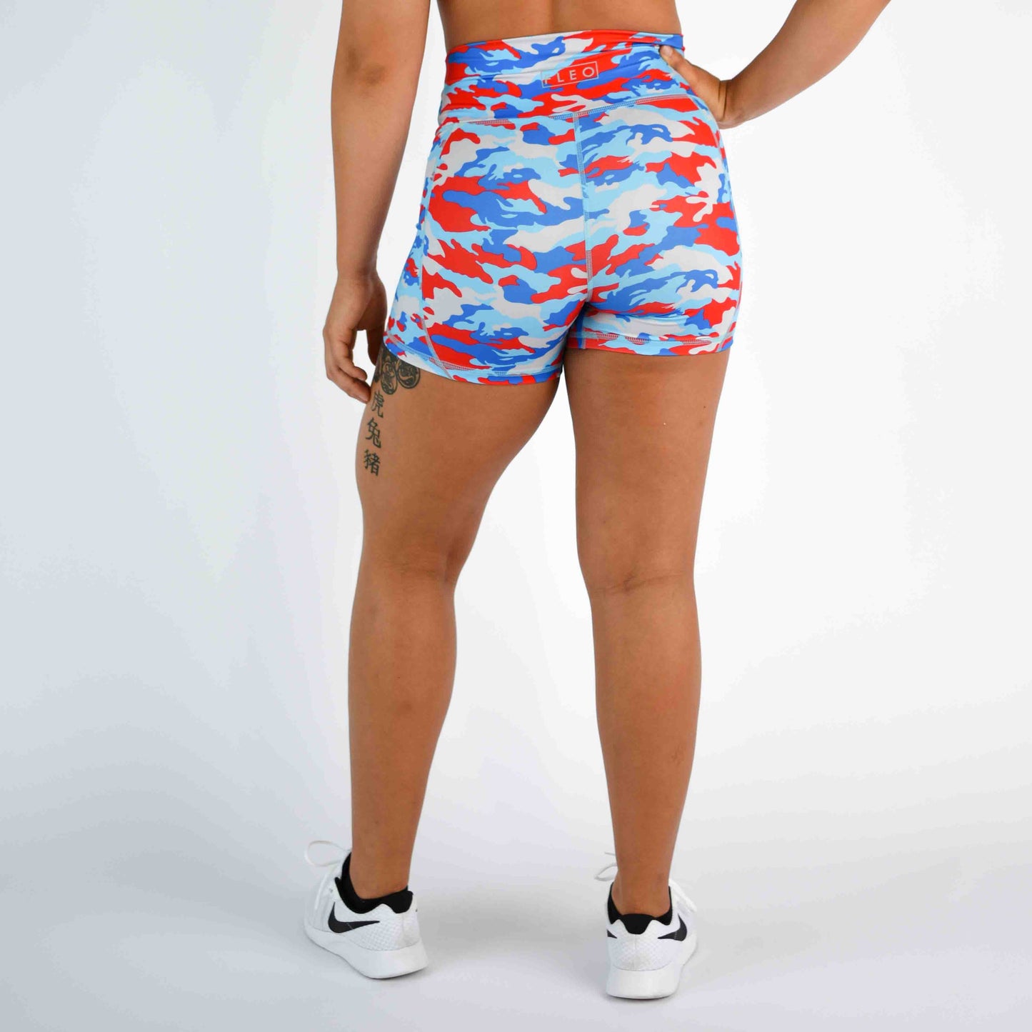 FLEO - True High Contour Short 4" - Higher Rise - Shorts - vivid-americamo-5_9058bcb7-8ede-41e0-bf1e-7924b0ba5dc8