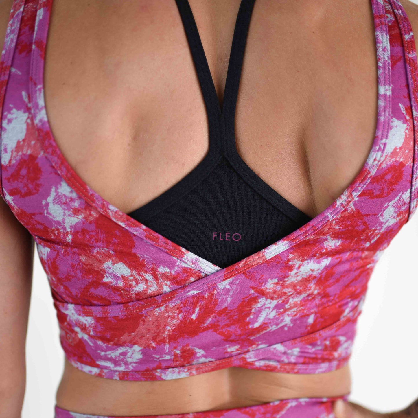 FLEO - Wrap Crop Tank - Fitted - Tank - watermelon-calin-5_76dd72c1-b9ad-4afb-b83d-a785c73f5581