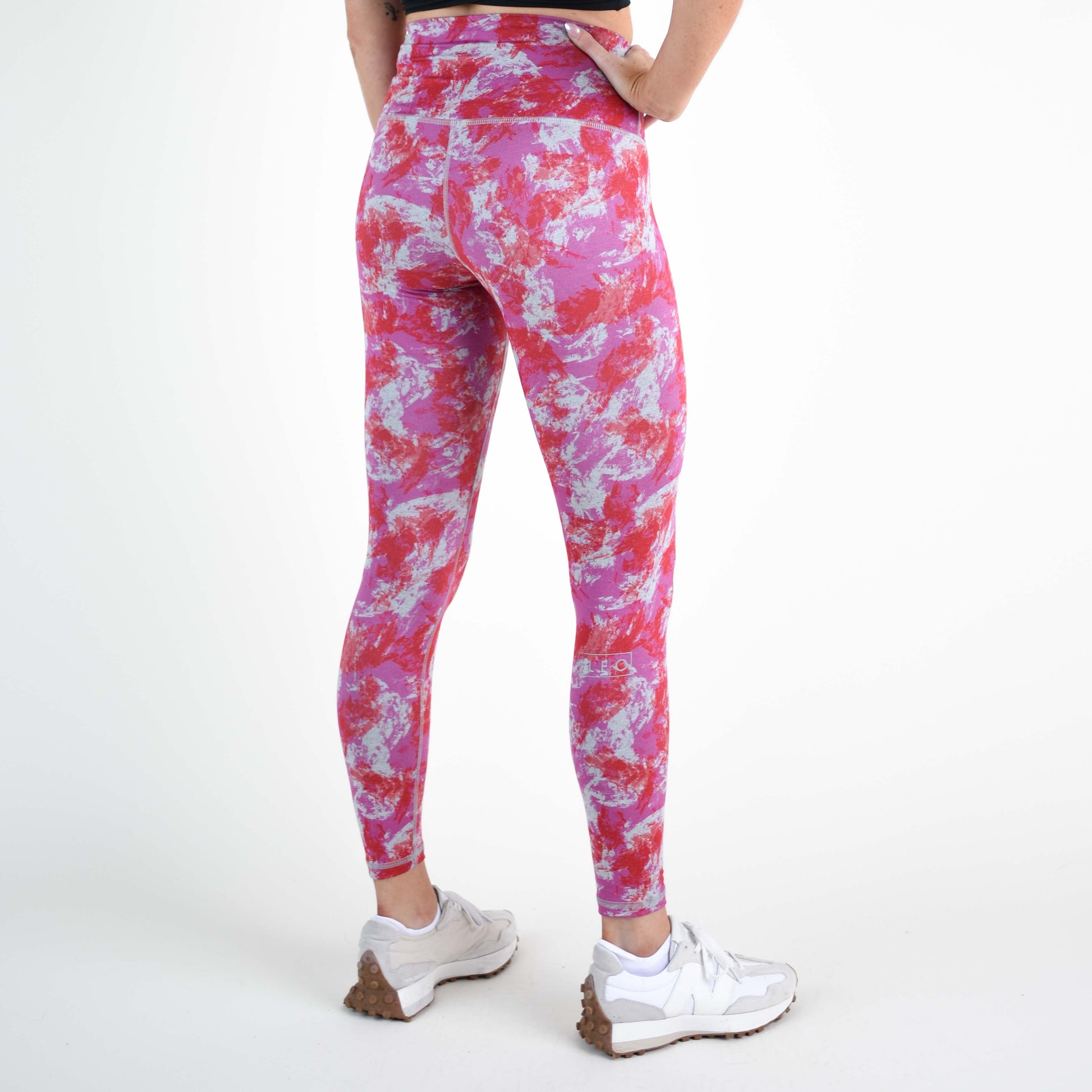FLEO - El Toro Leggings 25" - High Rise - Leggings - watermelon-wave-bailey-4