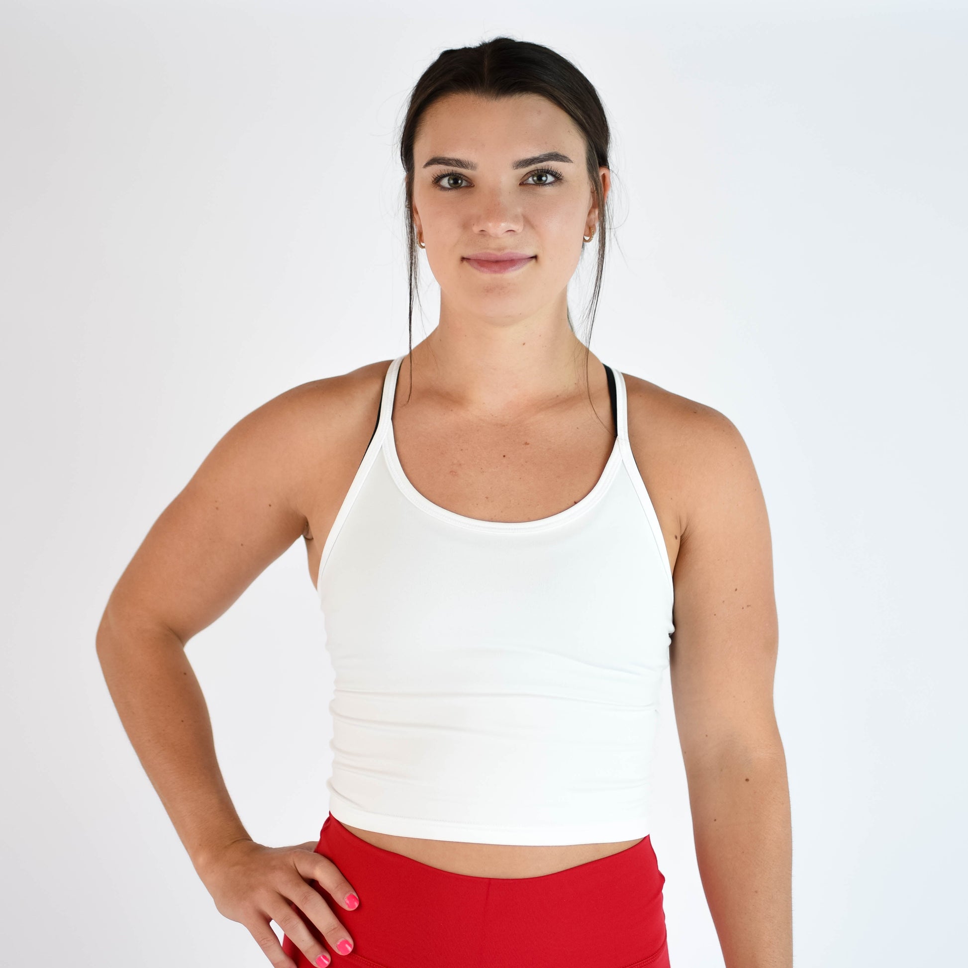 FLEO - Switch Up Crop Tank - Fitted - Tank - white-1_cd6ceedb-a5ce-4d48-992b-04cf917f4efd