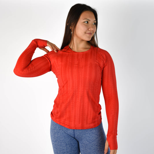 FLEO - Foundation Full Long Sleeve - Long Sleeve - Coral-shib-1