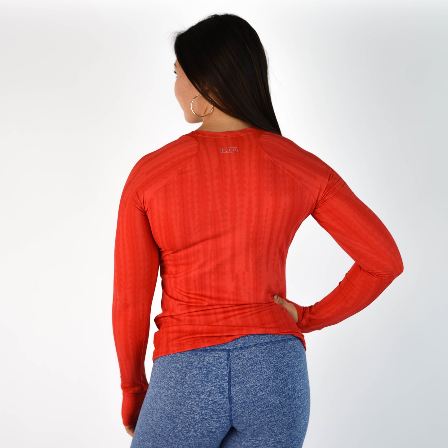 FLEO - Foundation Full Long Sleeve - Long Sleeve - Coral-shib-4