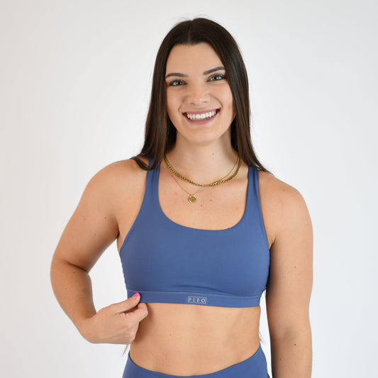 FLEO - Isla Sports Bra - Medium Support - Sports Bra - GrayBlue-2