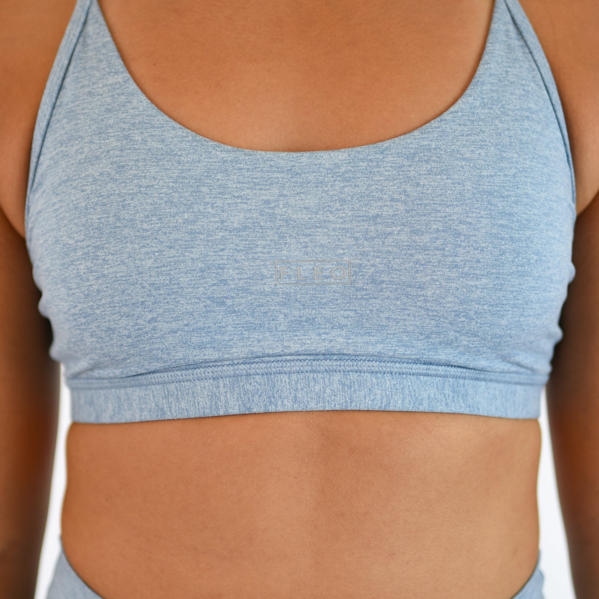 FLEO - Cami Sports Bra - Light Support - Sports Bra - InfinityGrayDown-3