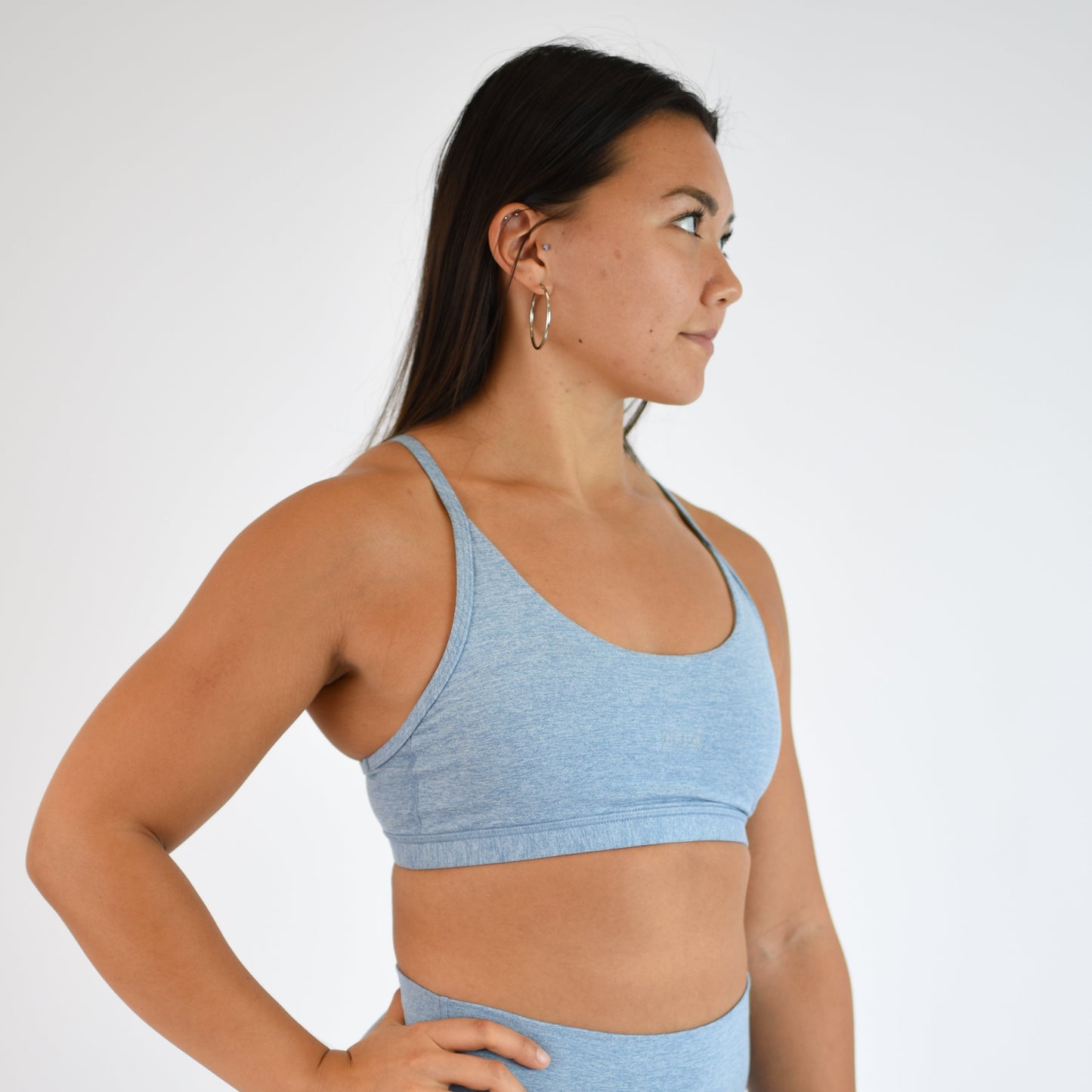 FLEO - Cami Sports Bra - Light Support - Sports Bra - InfinityGrayDown-4