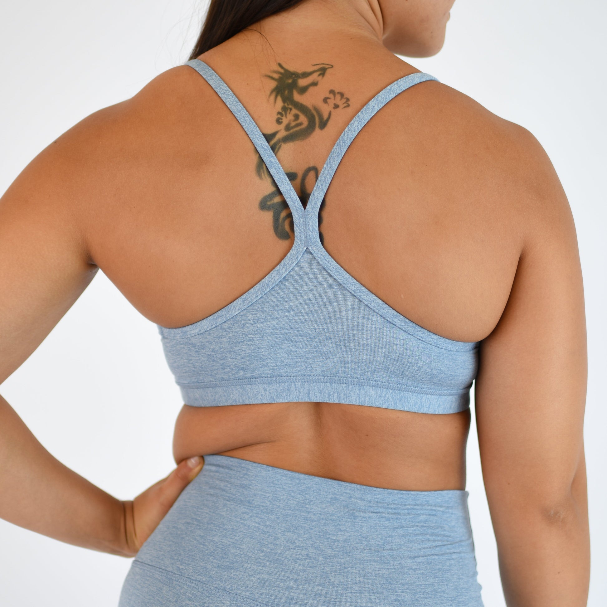 FLEO - Cami Sports Bra - Light Support - Sports Bra - InfinityGrayDown-5