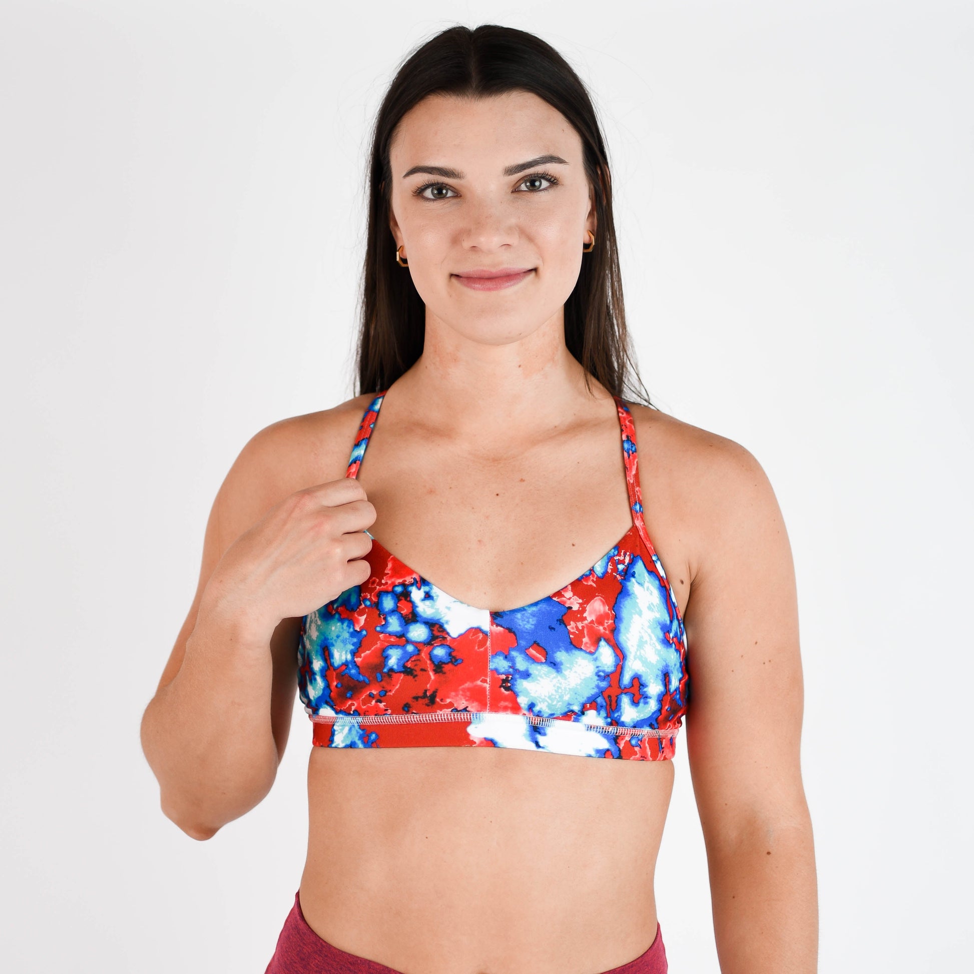 FLEO - Reinette Sports Bra - Medium Support - Sports Bra - RWBmarble-2