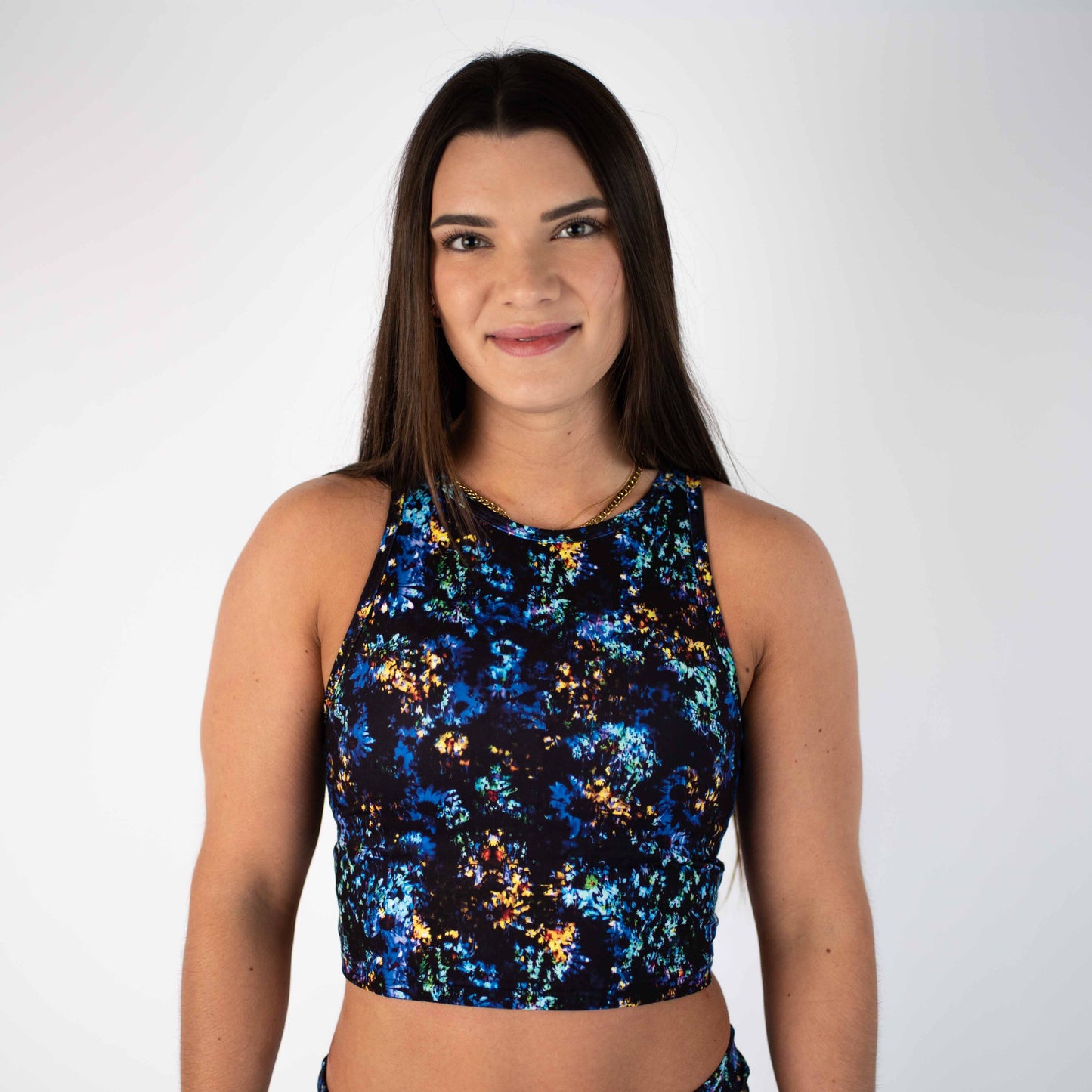 FLEO - Tempo Crop Tank - Fitted - Tank - abyss-2
