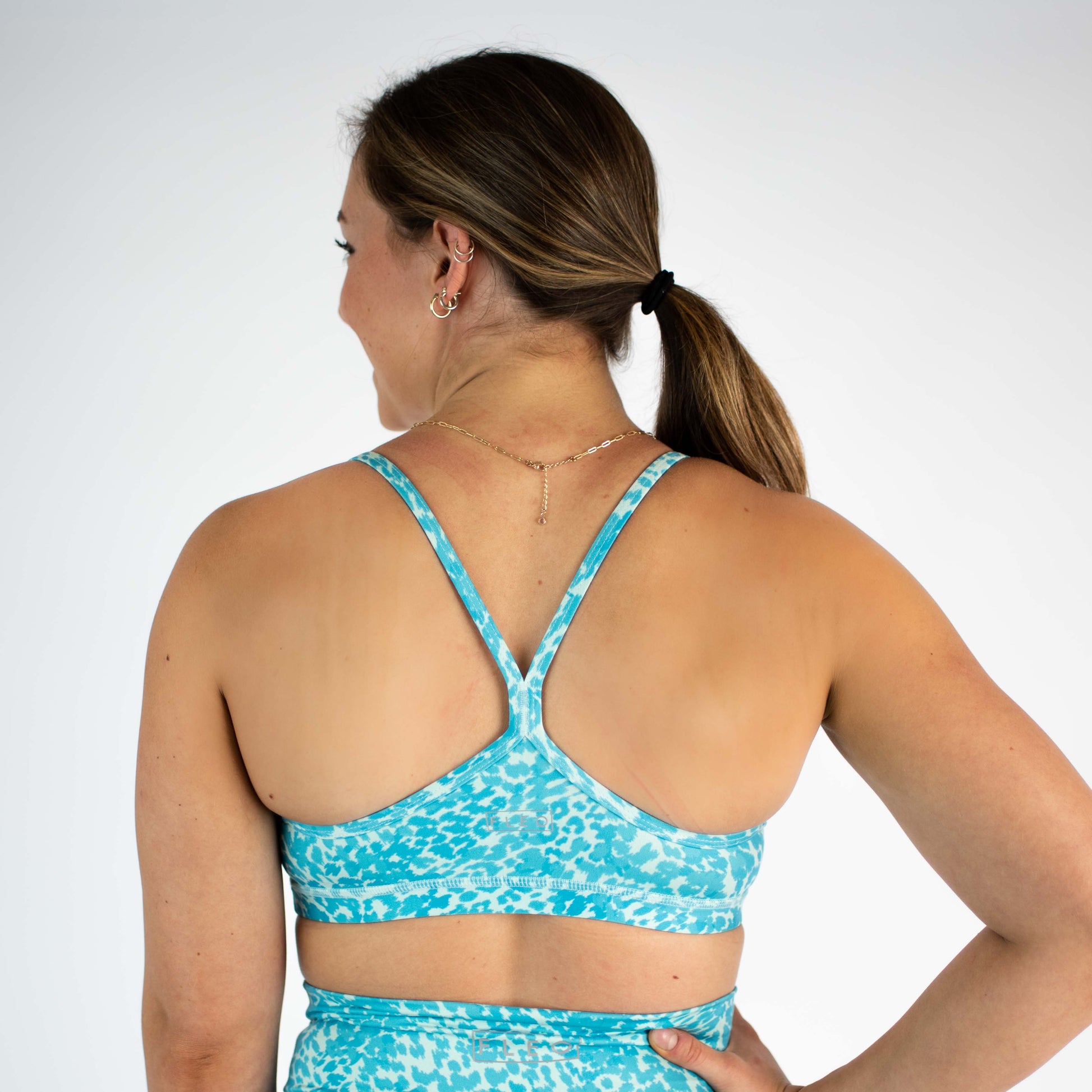 FLEO - Cami Sports Bra - Light Support - Sports Bra - aqua-leo-5