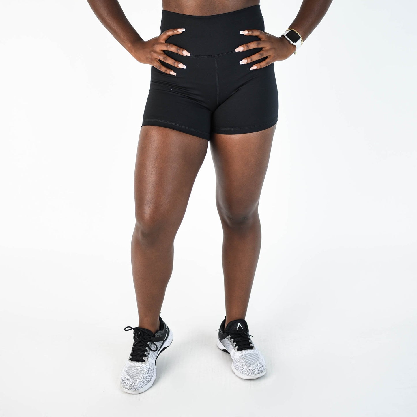 FLEO - True High Contour Short 4" - Higher Rise - Shorts - black-1